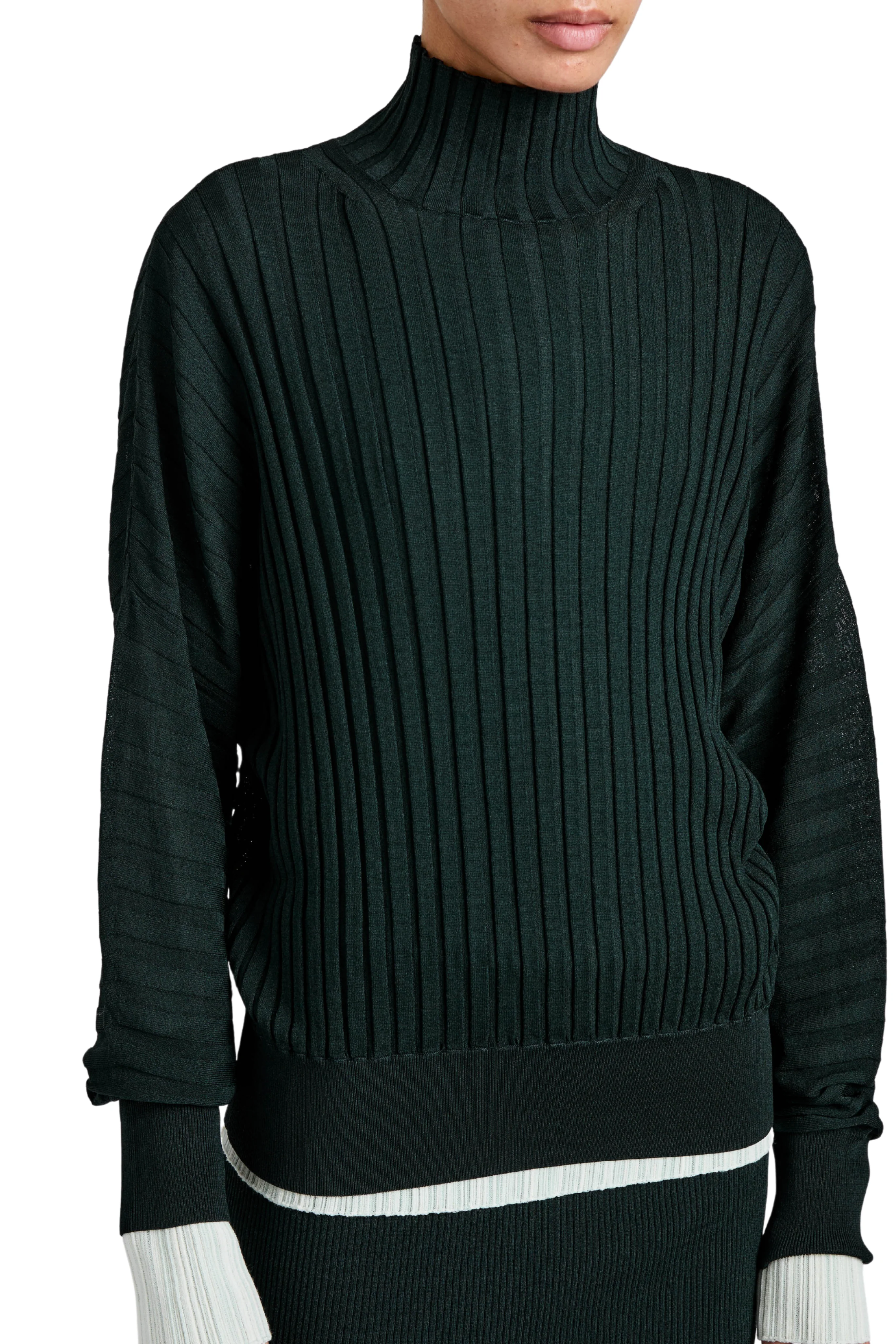 Luiza Sweater In Sunburst Rib - Image 2
