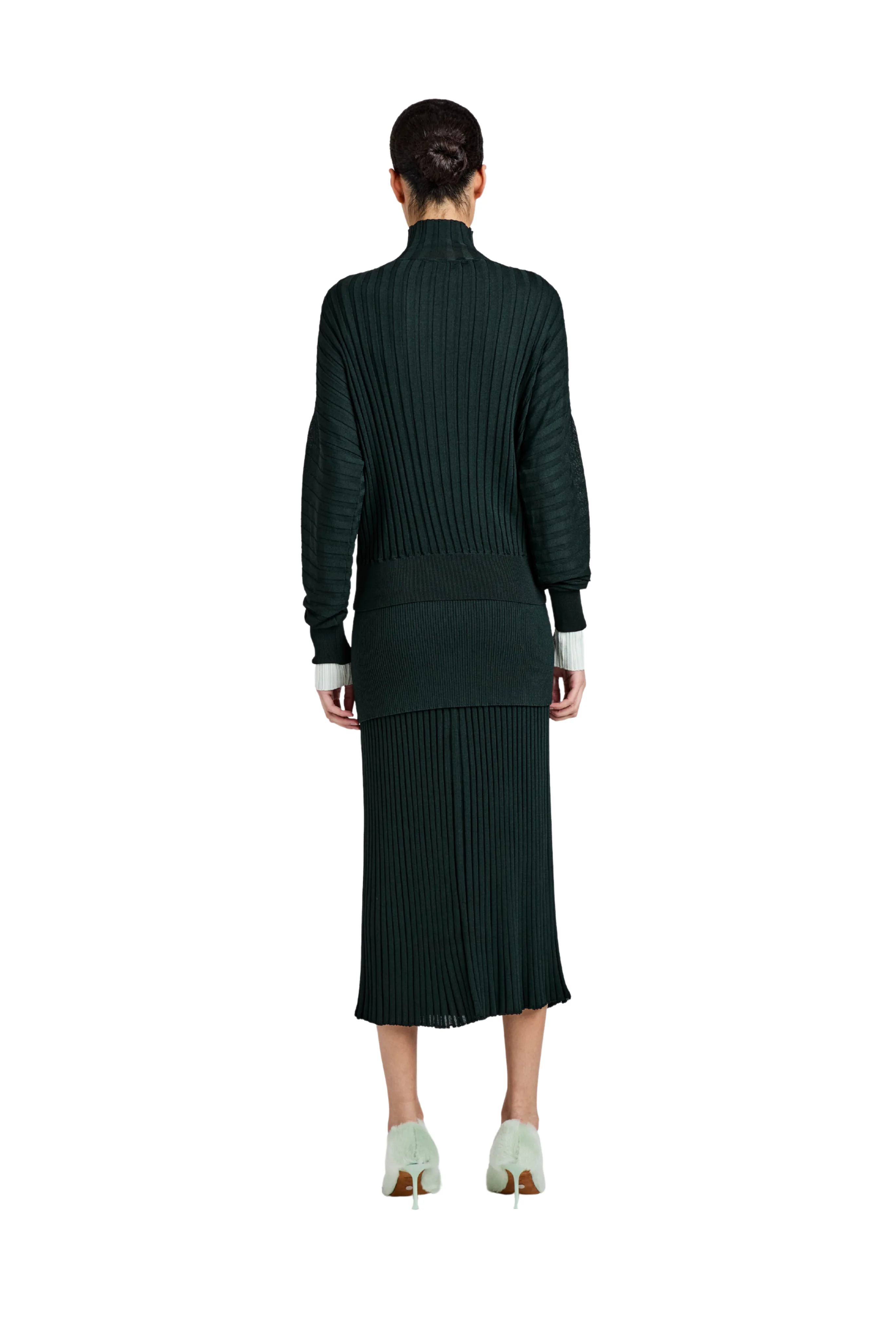 Luiza Sweater In Sunburst Rib - Image 4