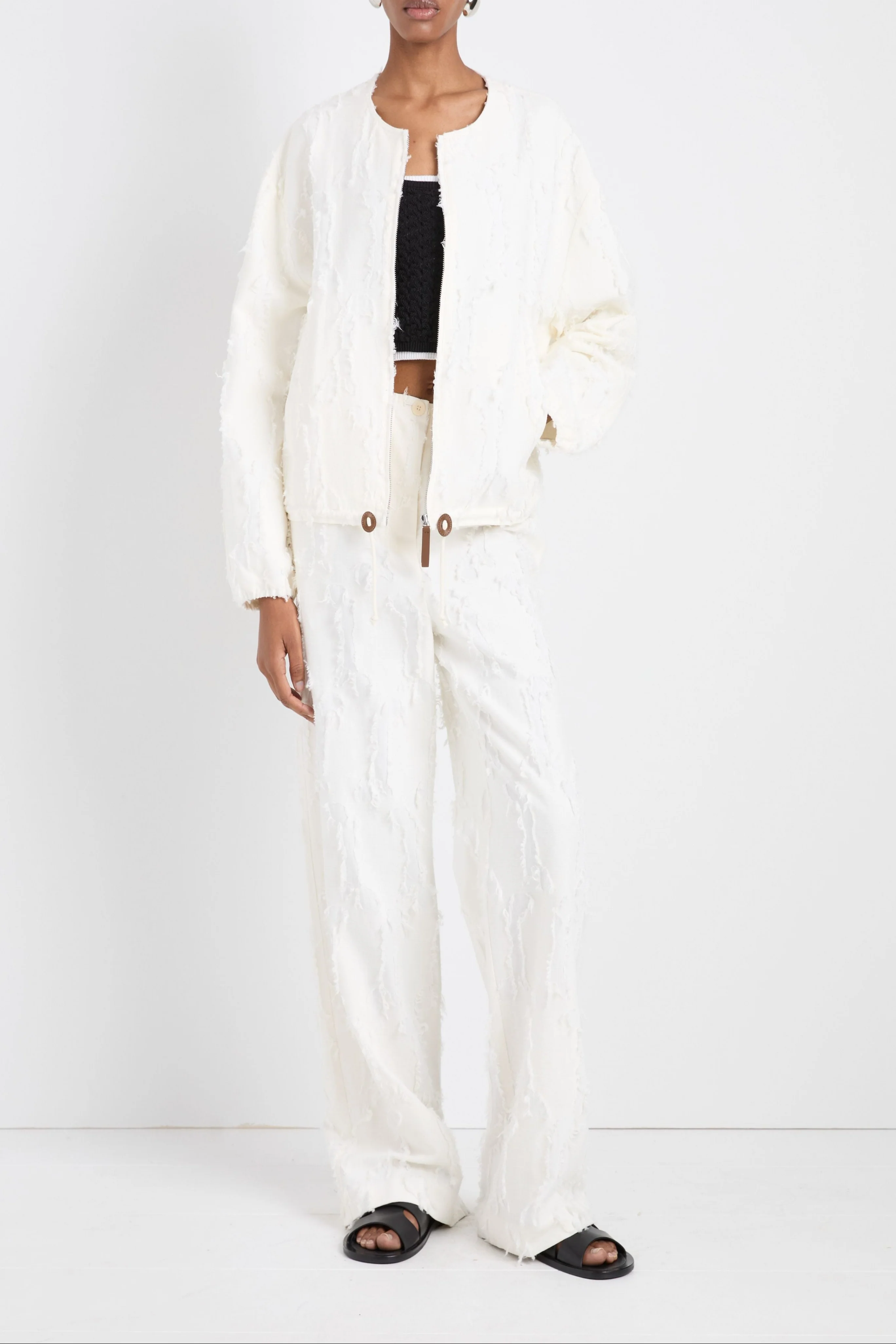 Madigan Jacket in Jacquard Cotton - Image 2