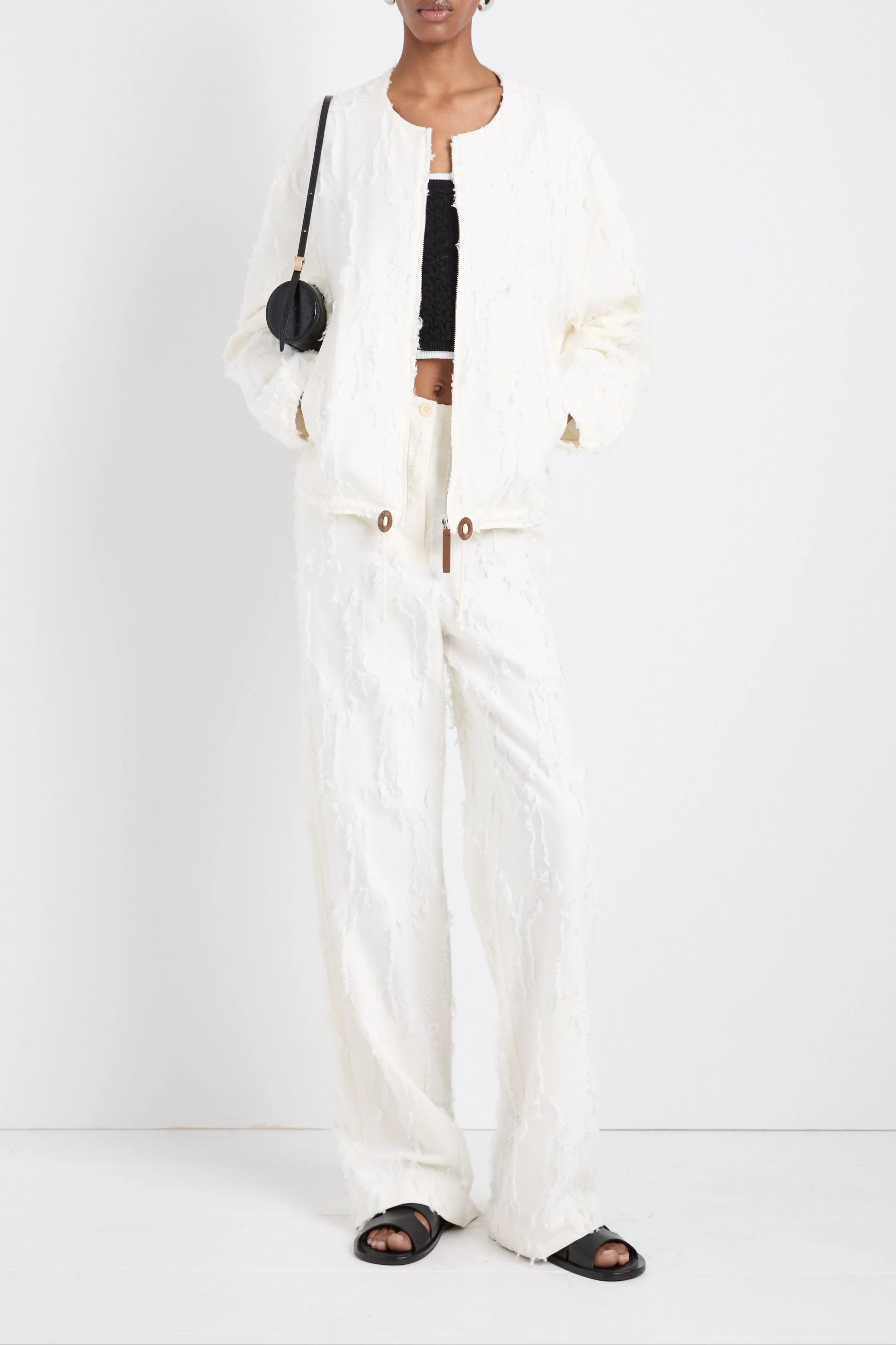 Madigan Jacket in Jacquard Cotton - Image 3