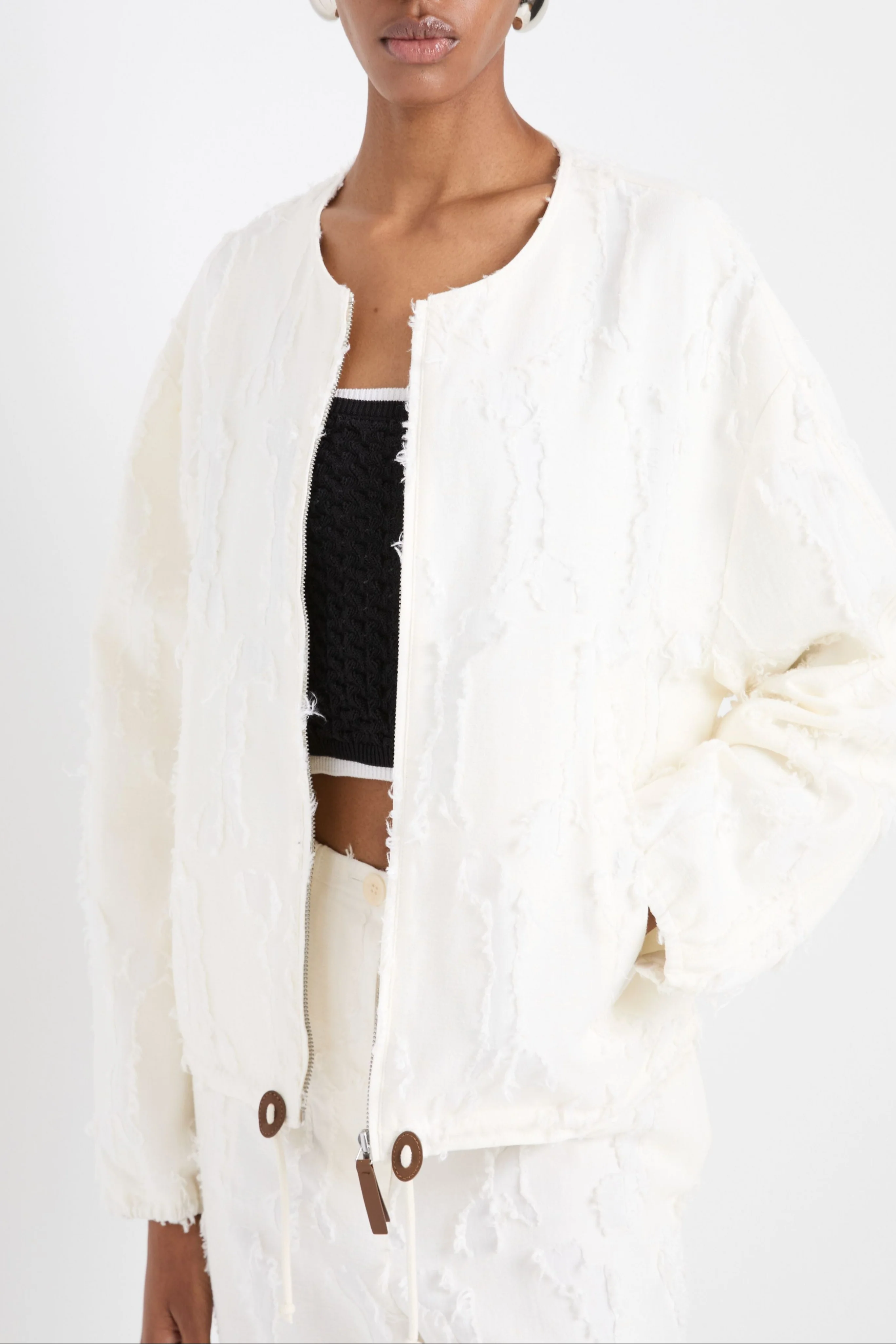 Madigan Jacket in Jacquard Cotton - Image 6