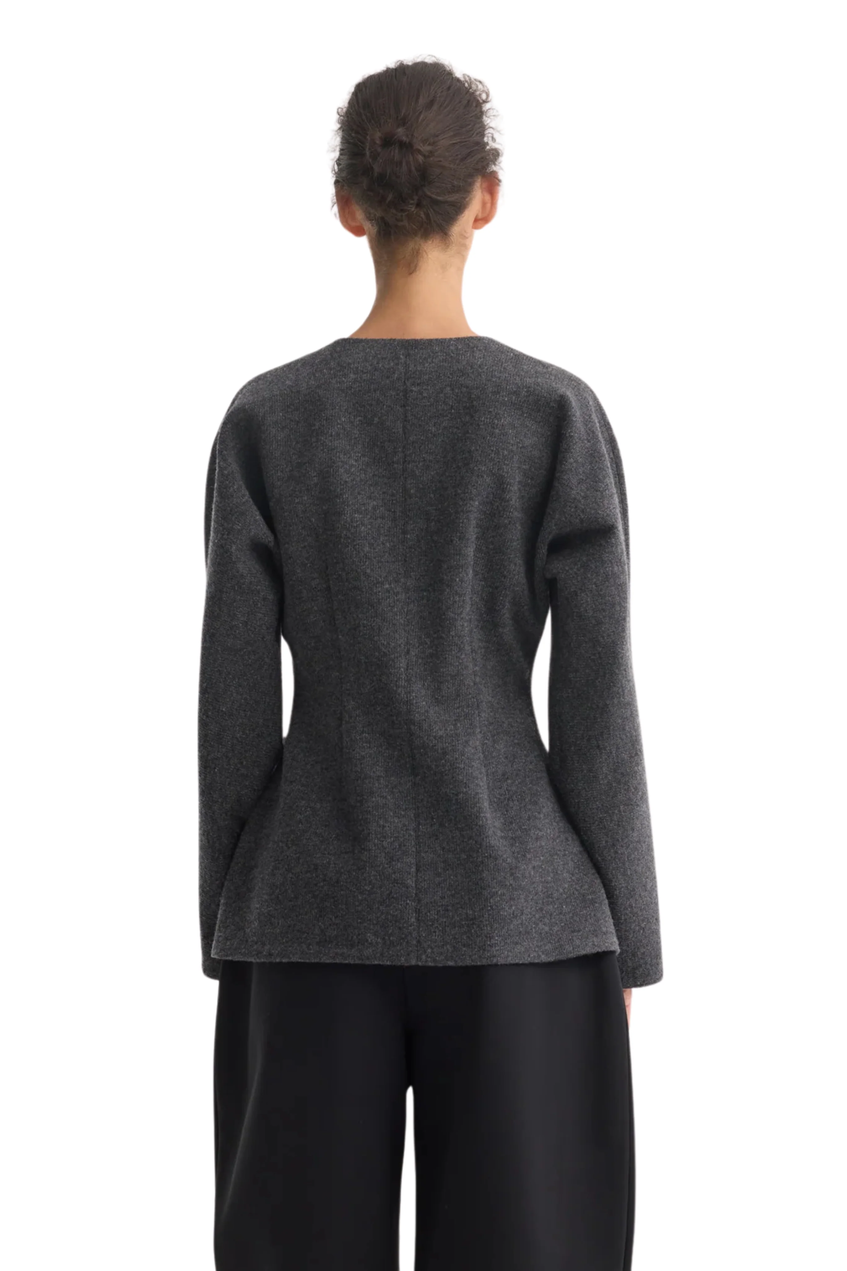 Mandarin Waisted Cardigan - Image 3