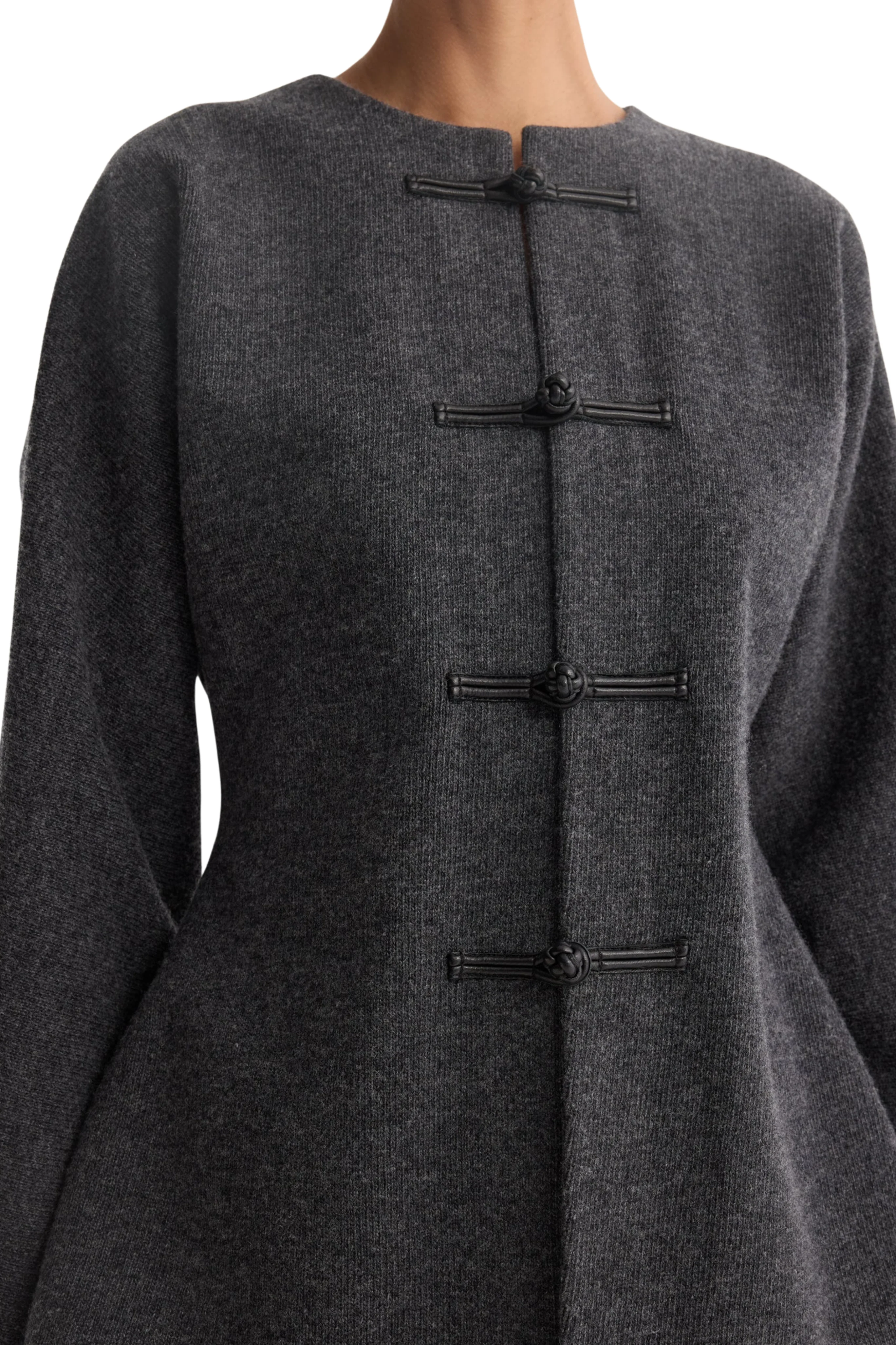 Mandarin Waisted Cardigan - Image 5