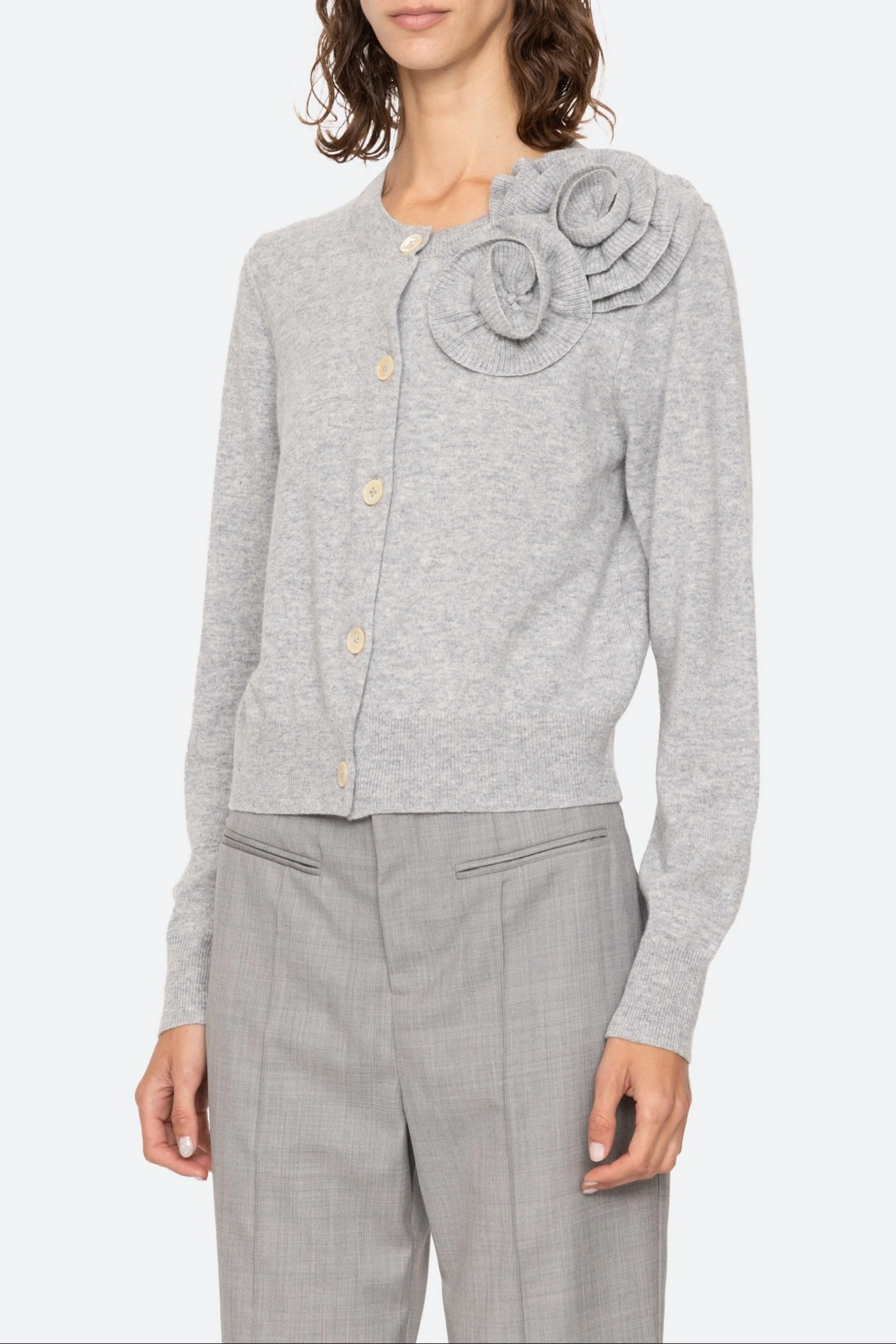 Minette Flower Cardigan - Image 11