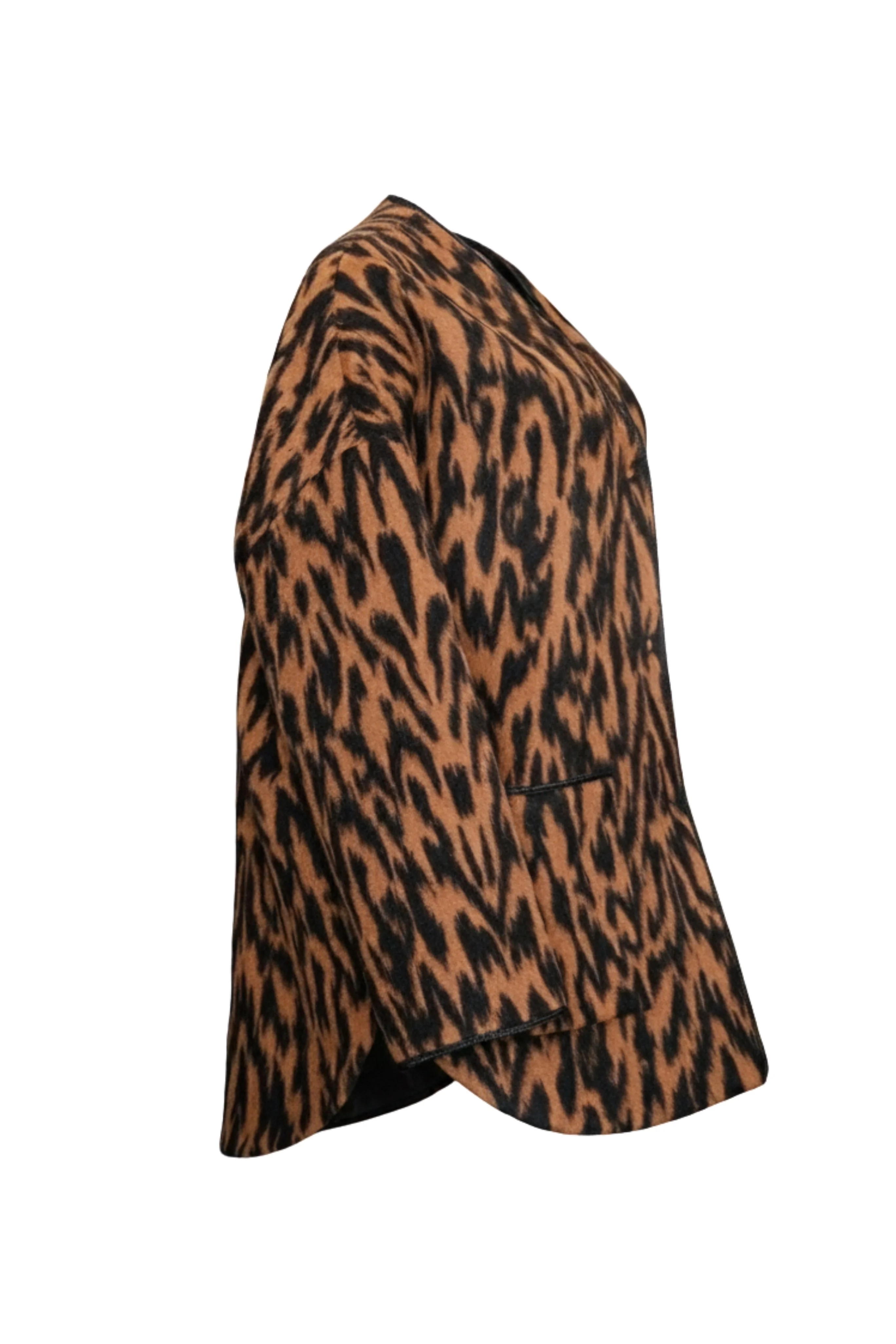 "Moiree" Jacquard Short Coat - Image 2