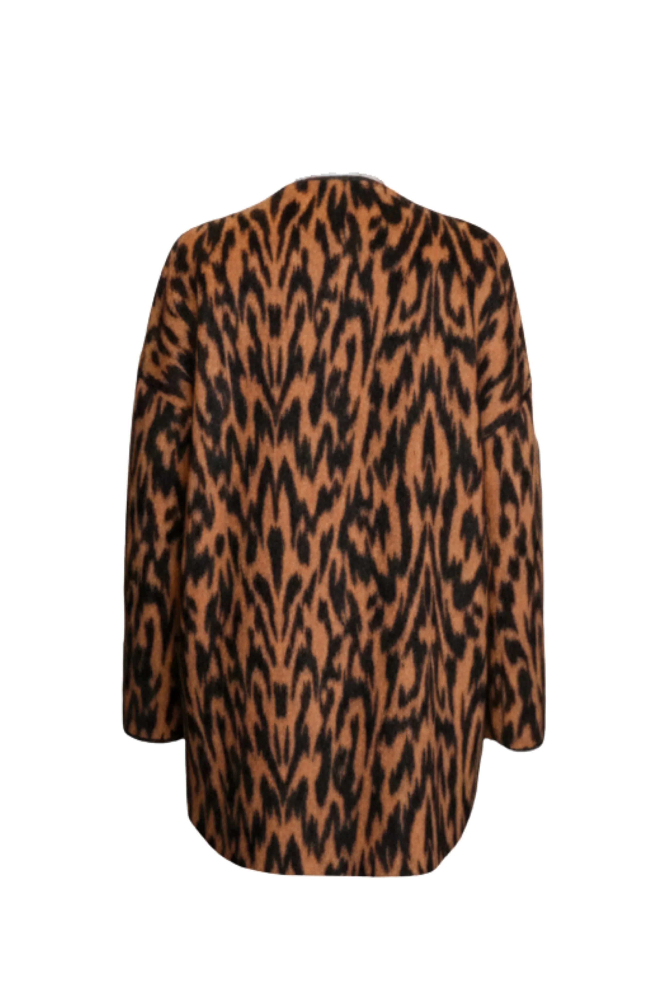 "Moiree" Jacquard Short Coat - Image 3