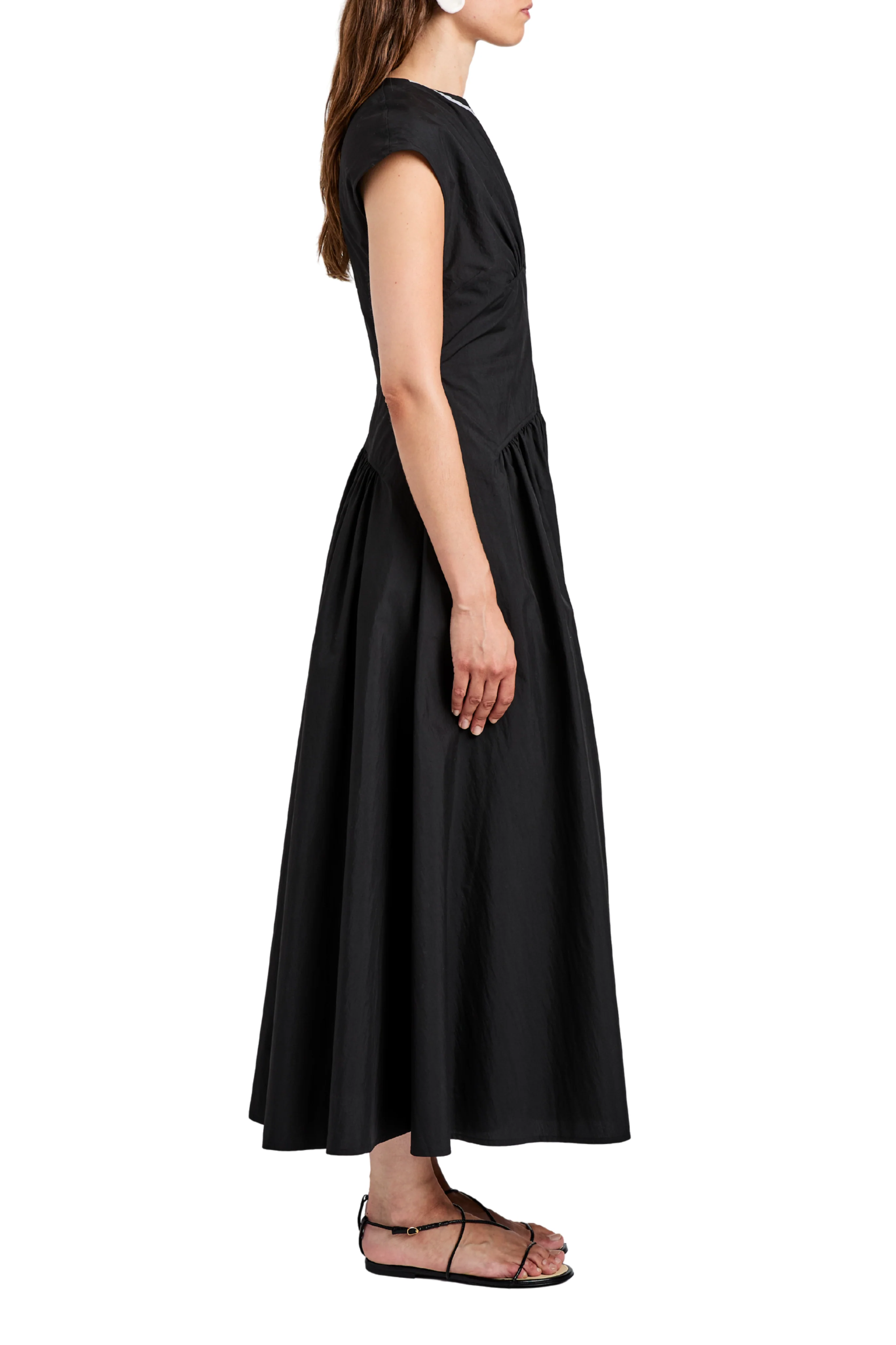 Nyssa Dress In Tech Cotton - Image 3