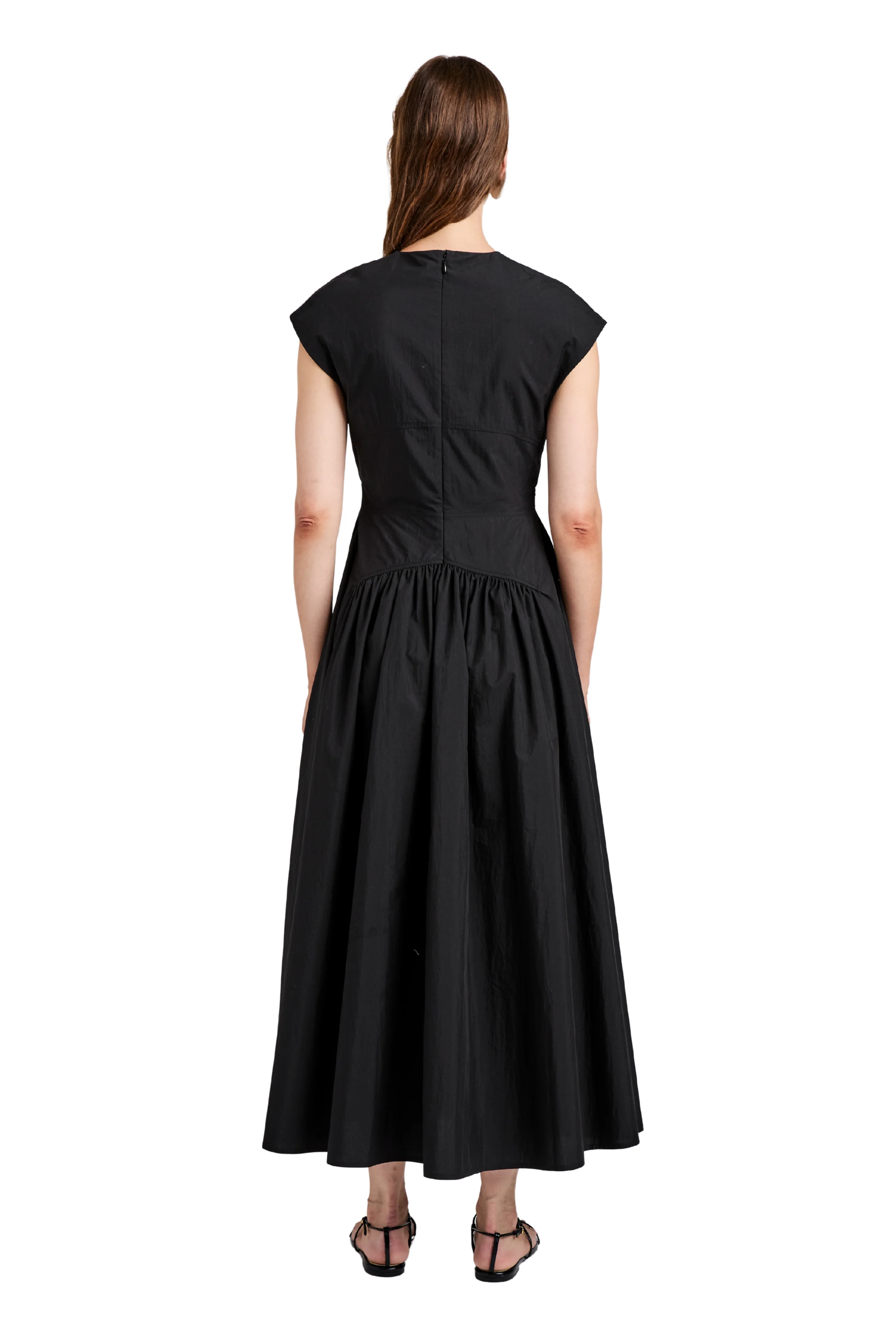 Nyssa Dress In Tech Cotton - Image 4