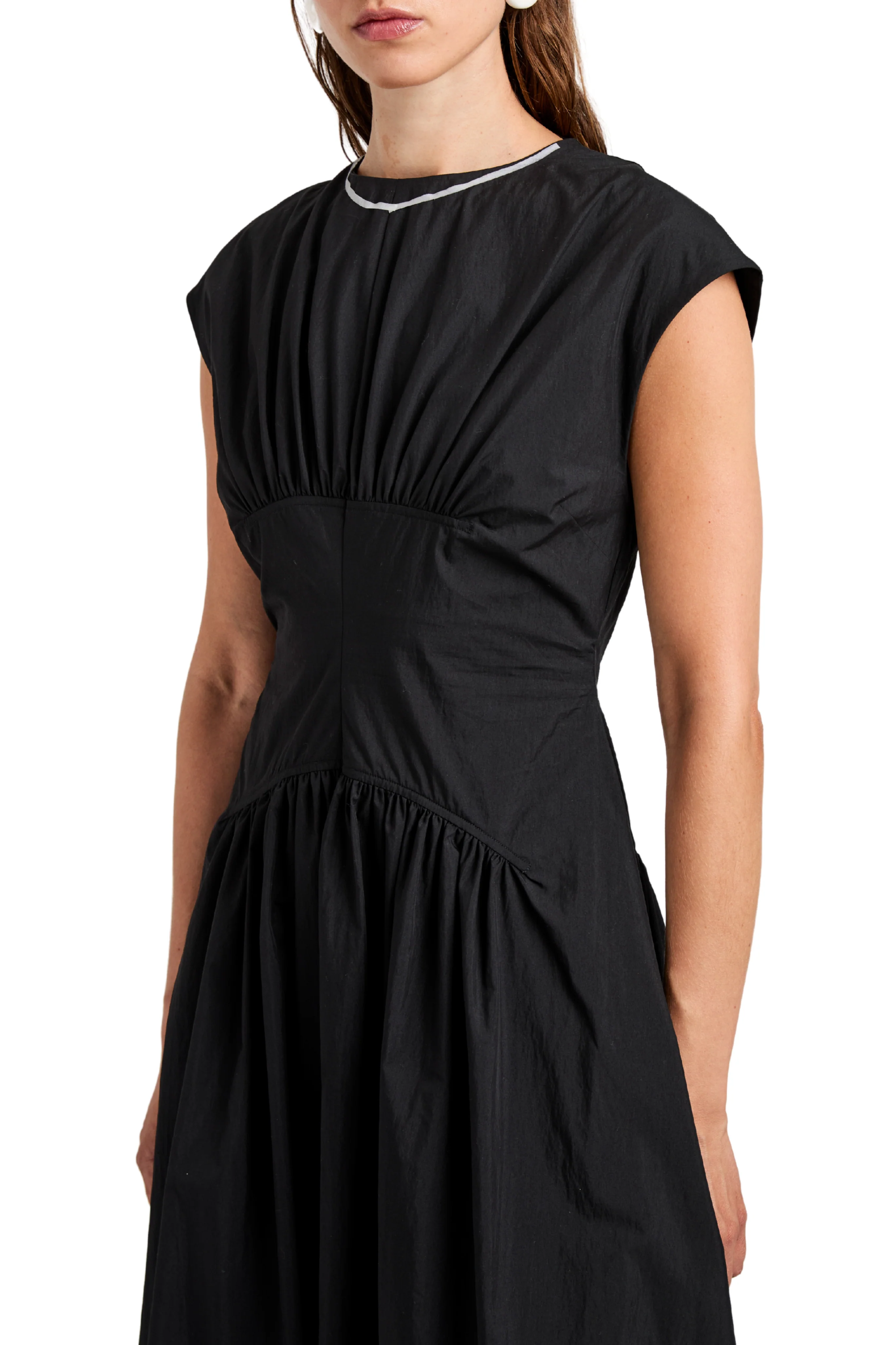 Nyssa Dress In Tech Cotton - Image 5
