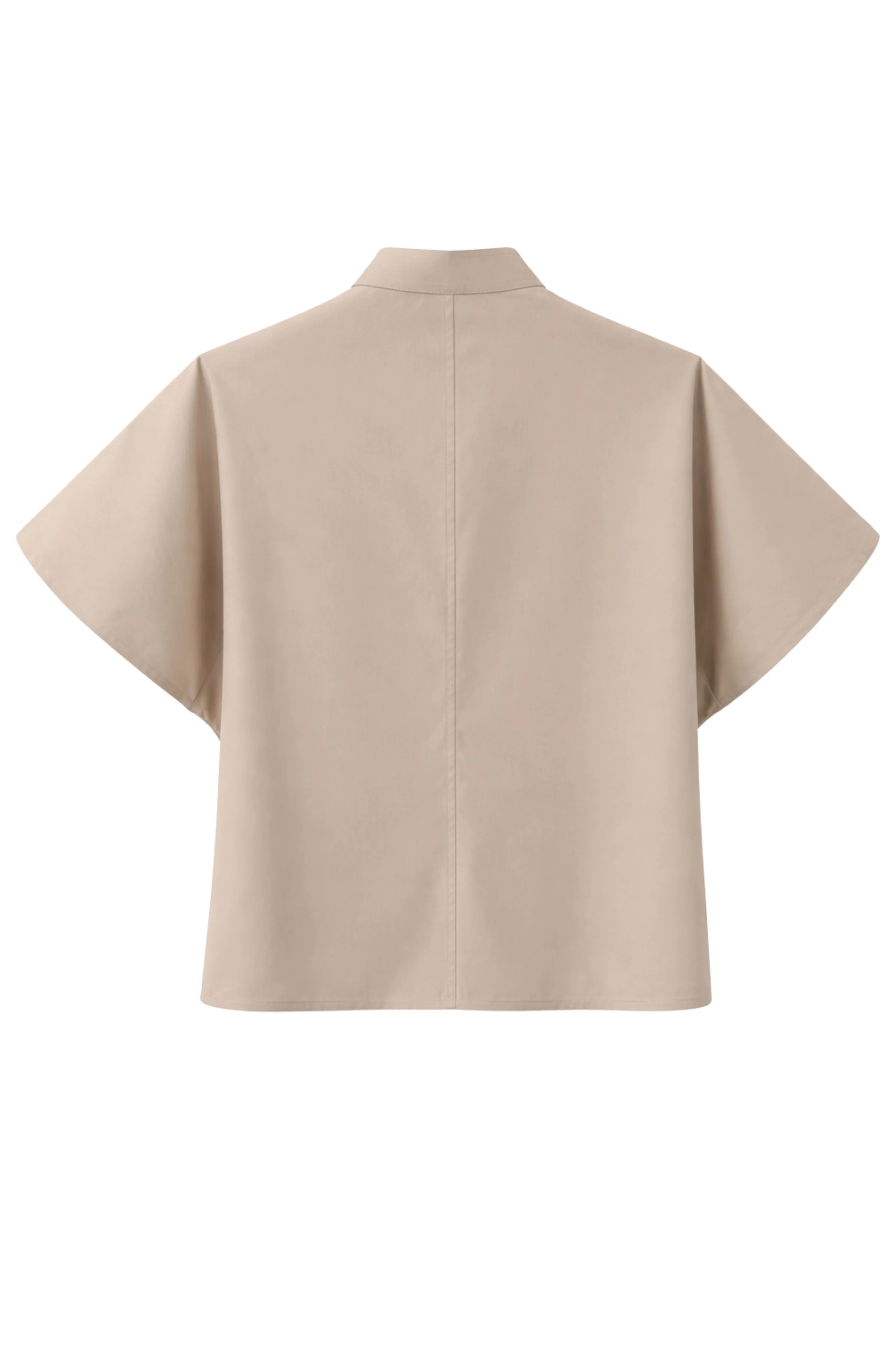 Organic Stretch Cotton Poplin Shirt - Image 2