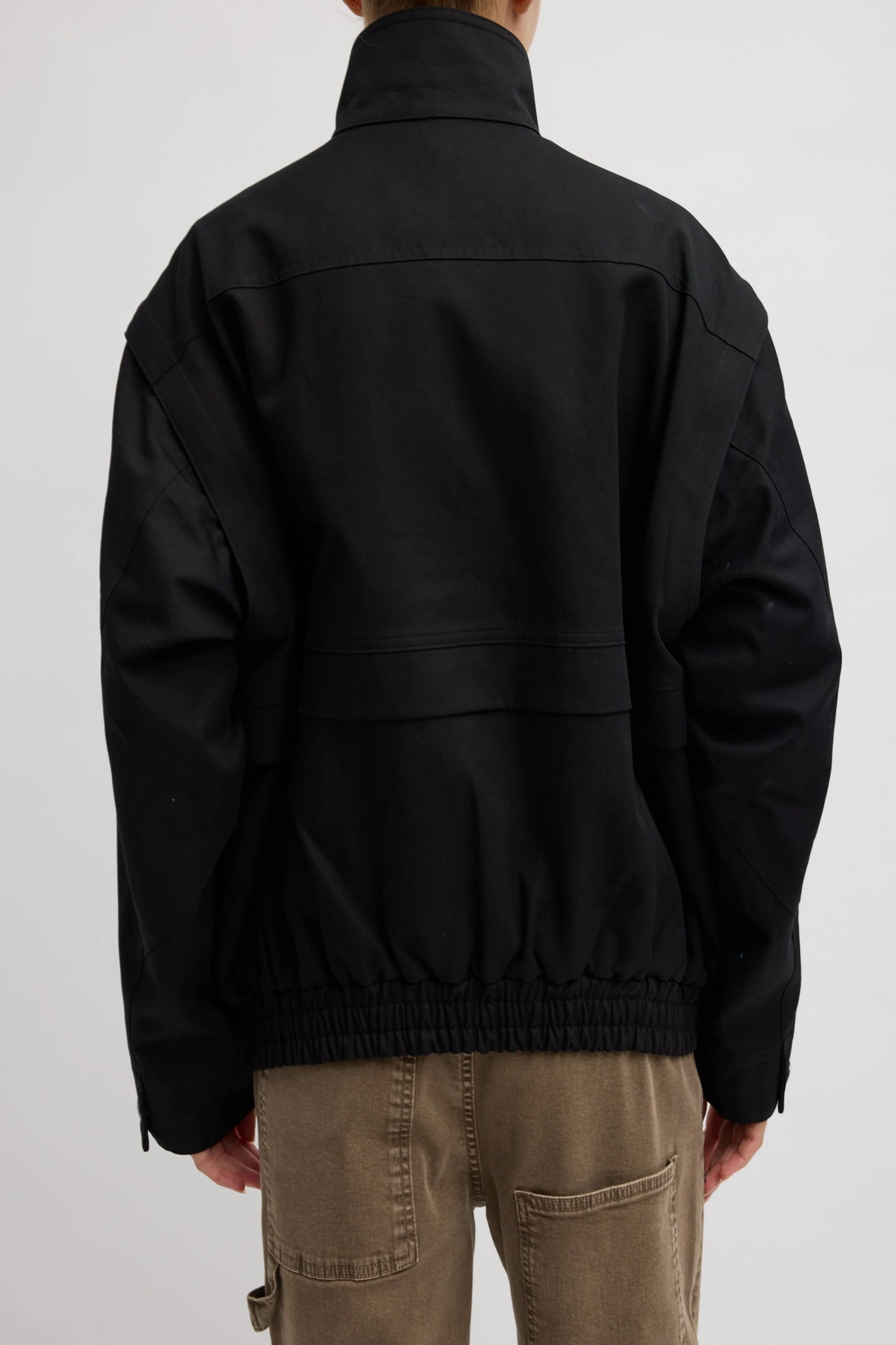 Patchwork Twill Slicker Jacket - Image 4
