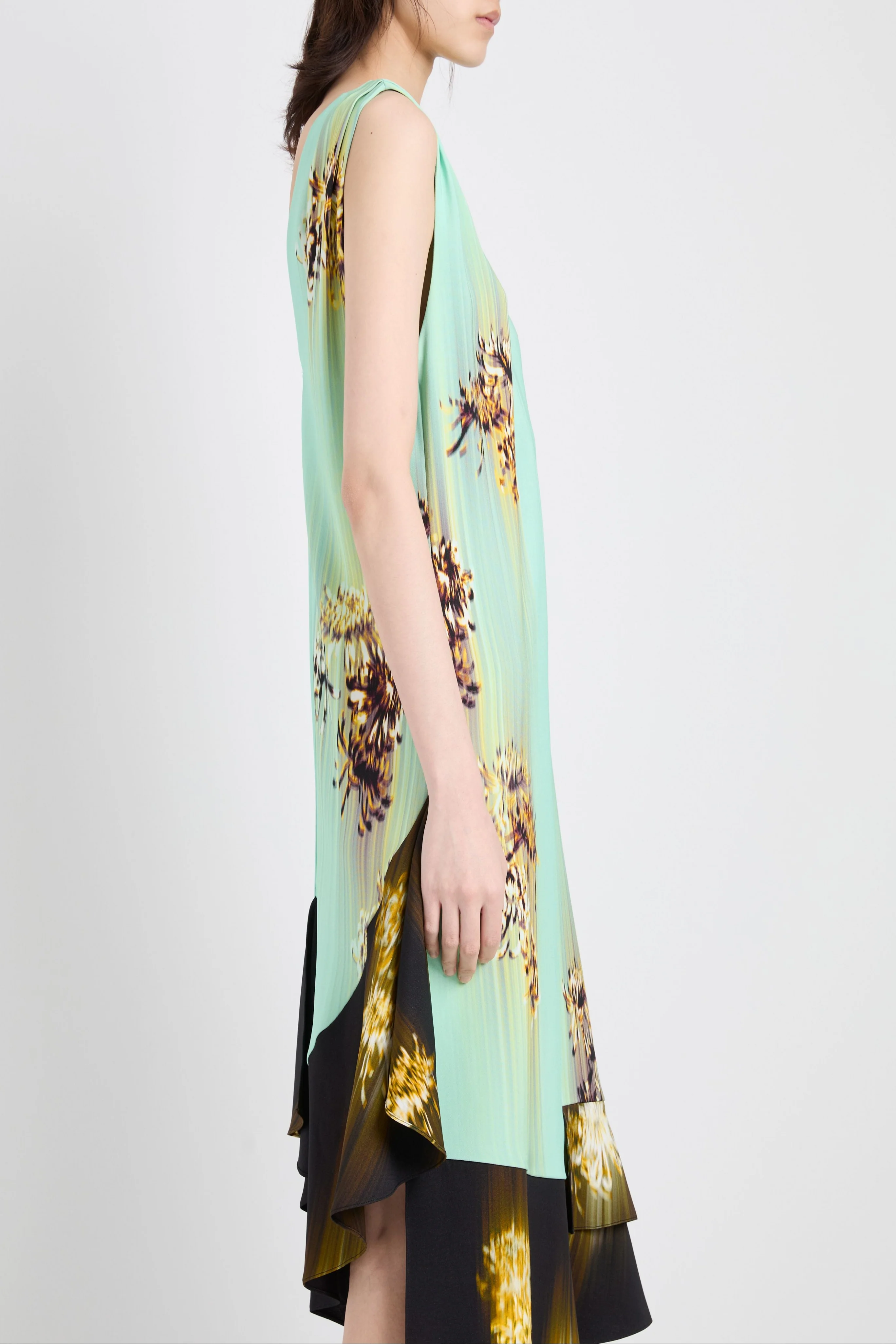 Rhetta Dress in Printed Viscose Cady - Image 6