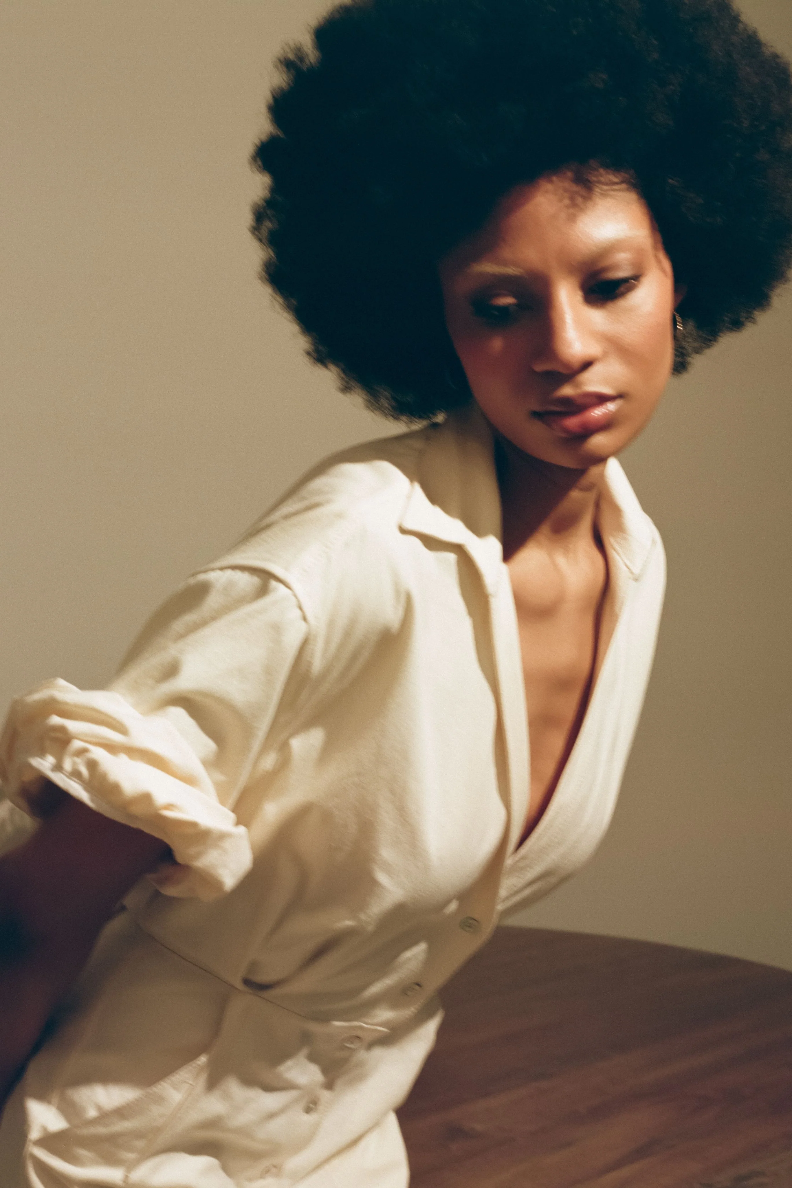 Rolled Sleeve Shirtdress - Image 3