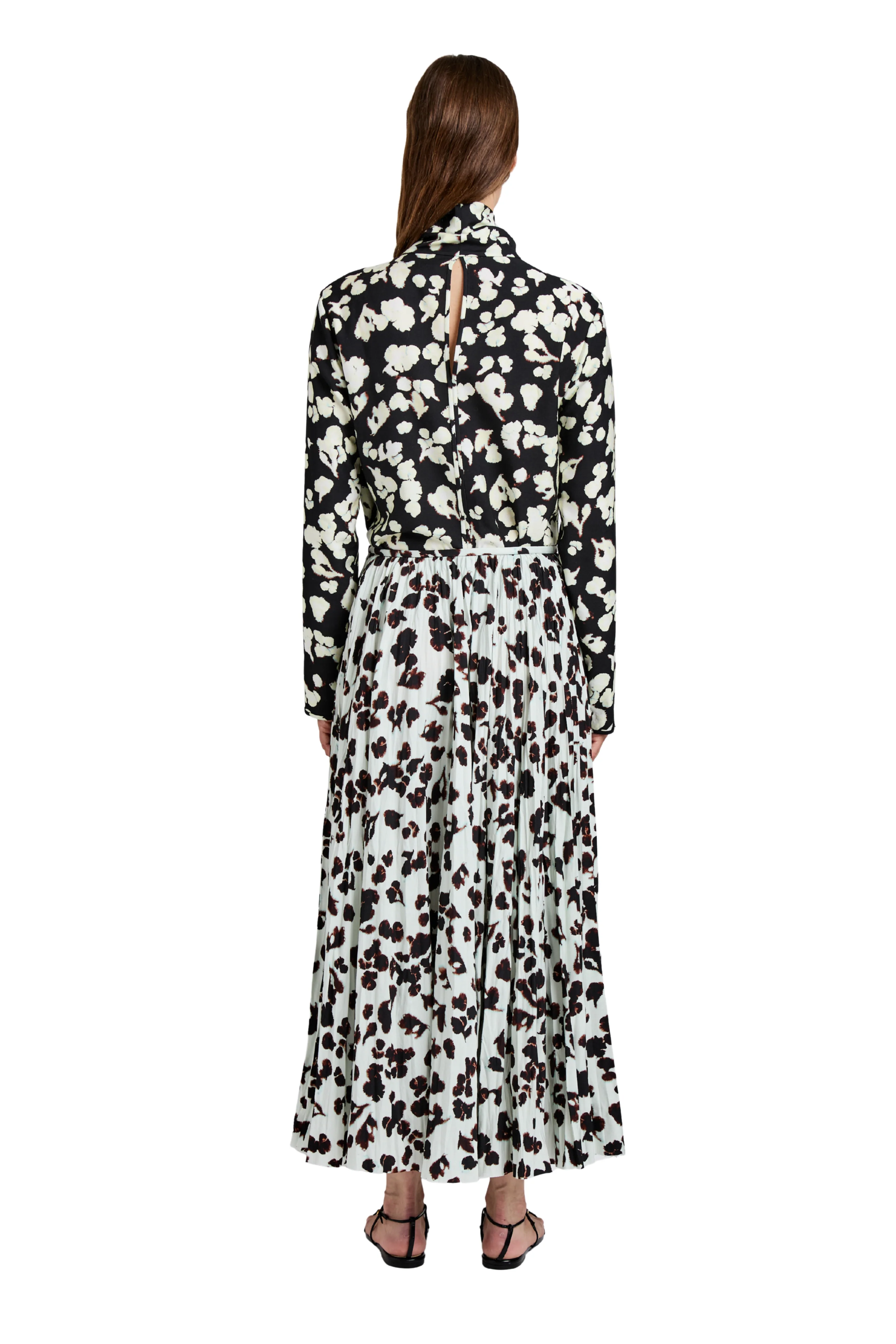 Runa Skirt In Printed Soft Twill - Image 3