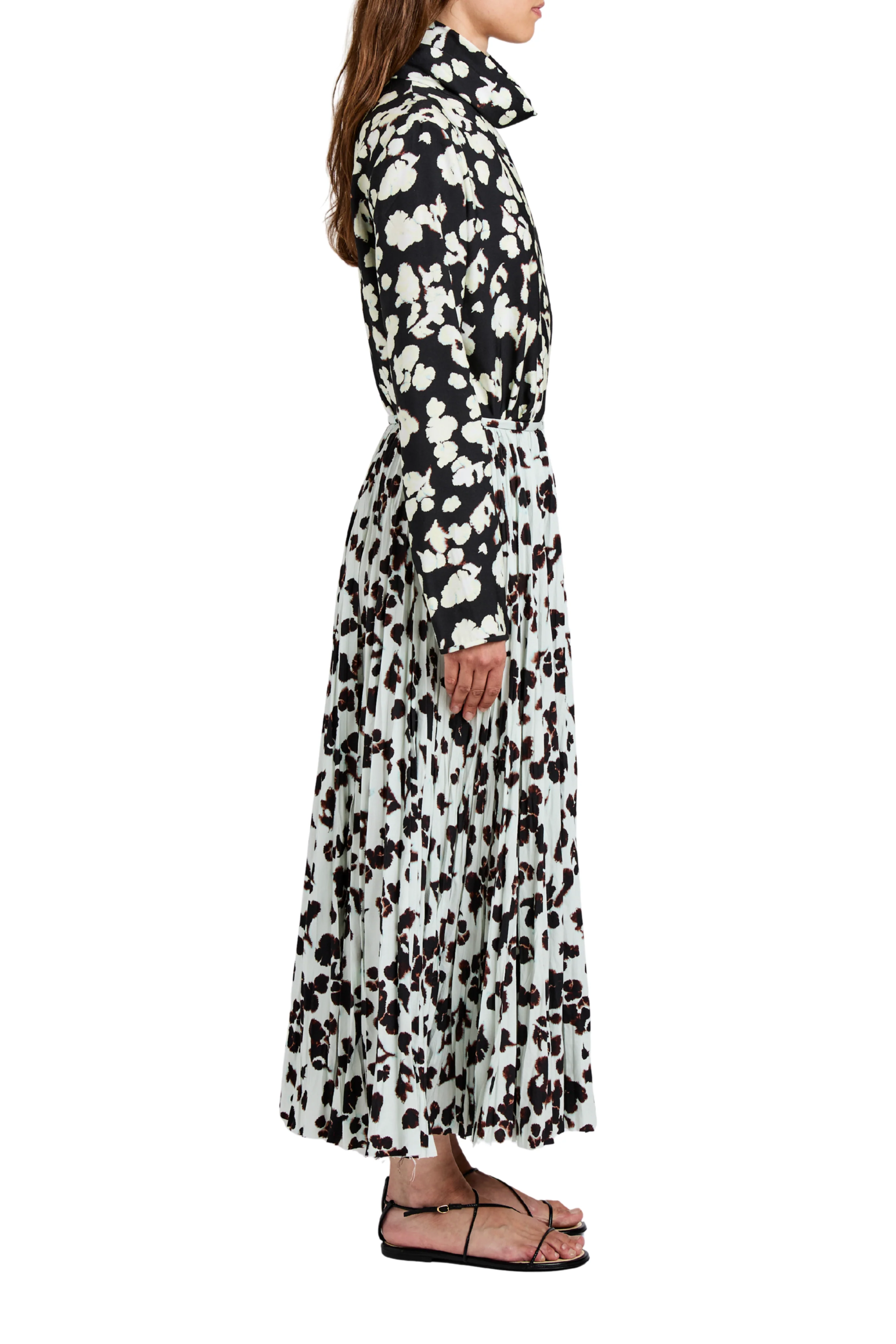 Runa Skirt In Printed Soft Twill - Image 4