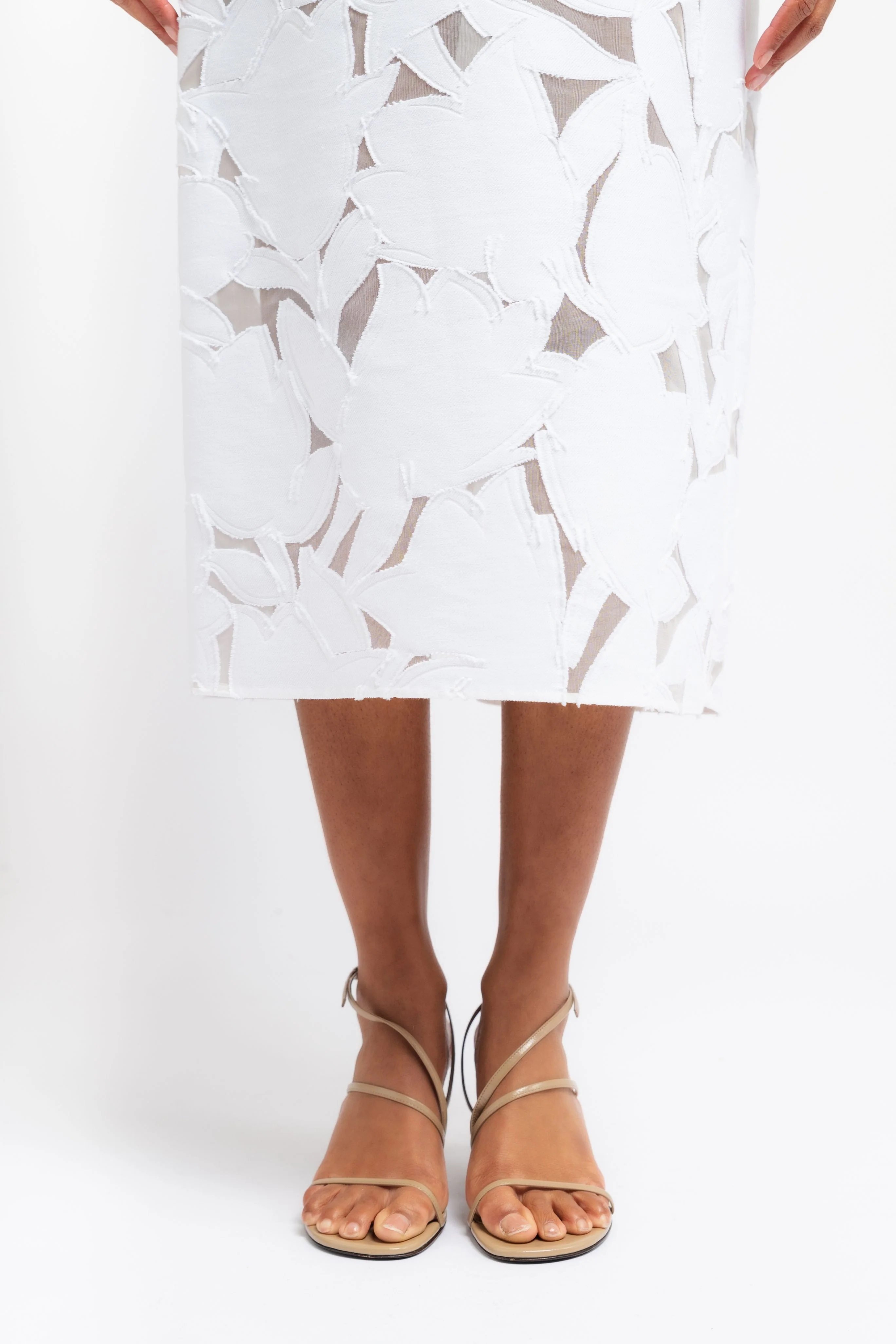 Adelle Fil Coupe Pencil Skirt - Image 2