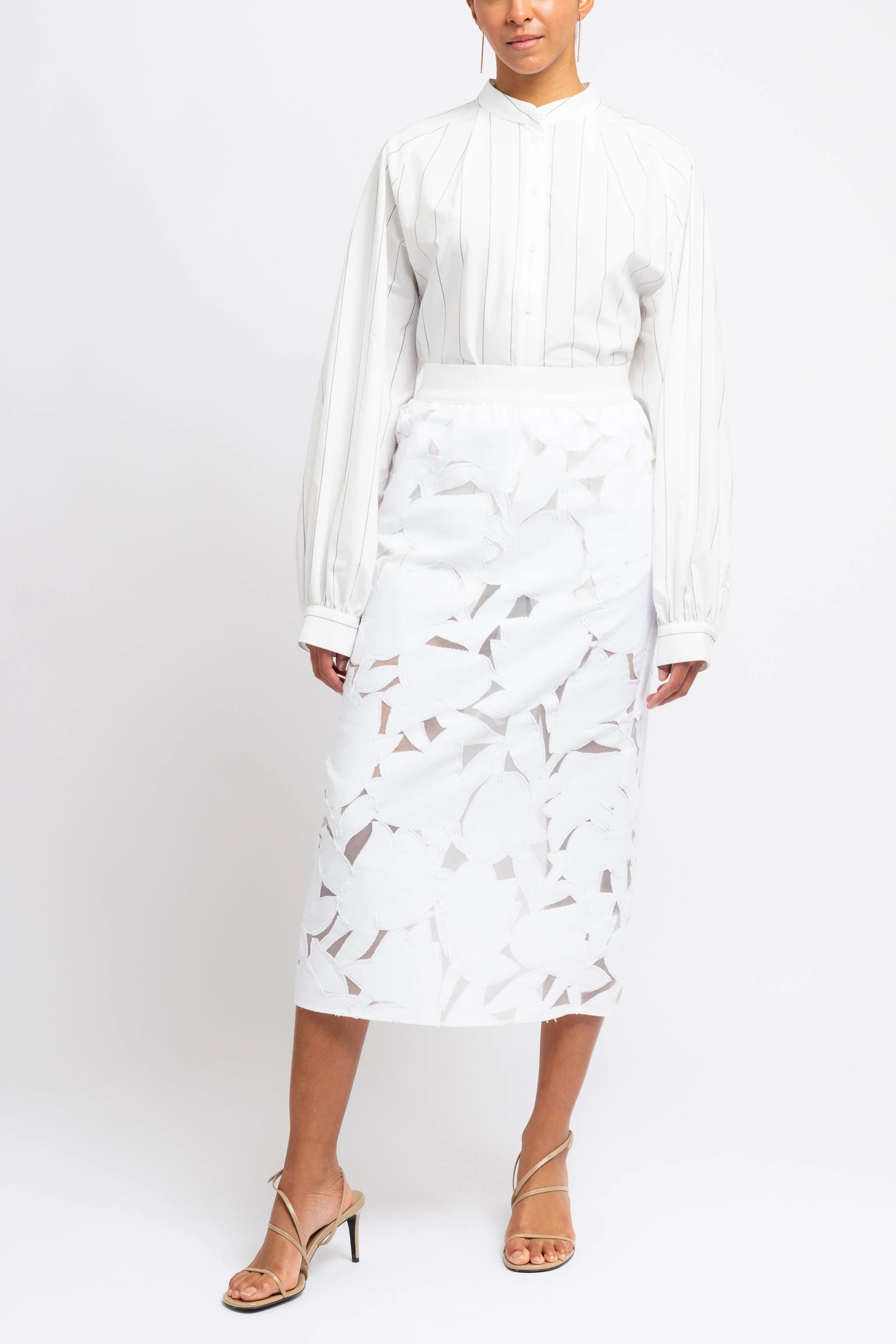 Adelle Fil Coupe Pencil Skirt - Image 3