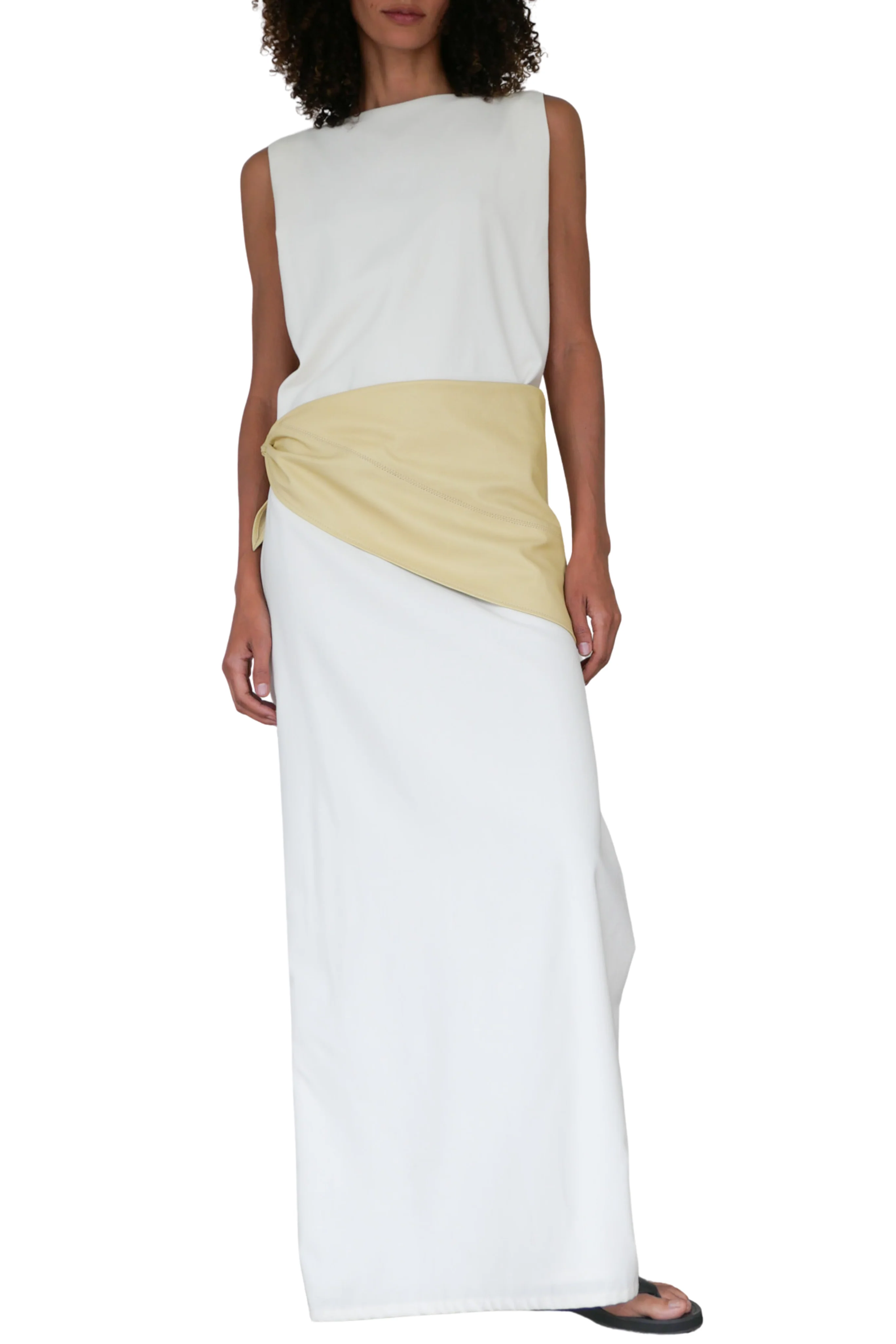 Scarf Belt in Ivory - Image 2