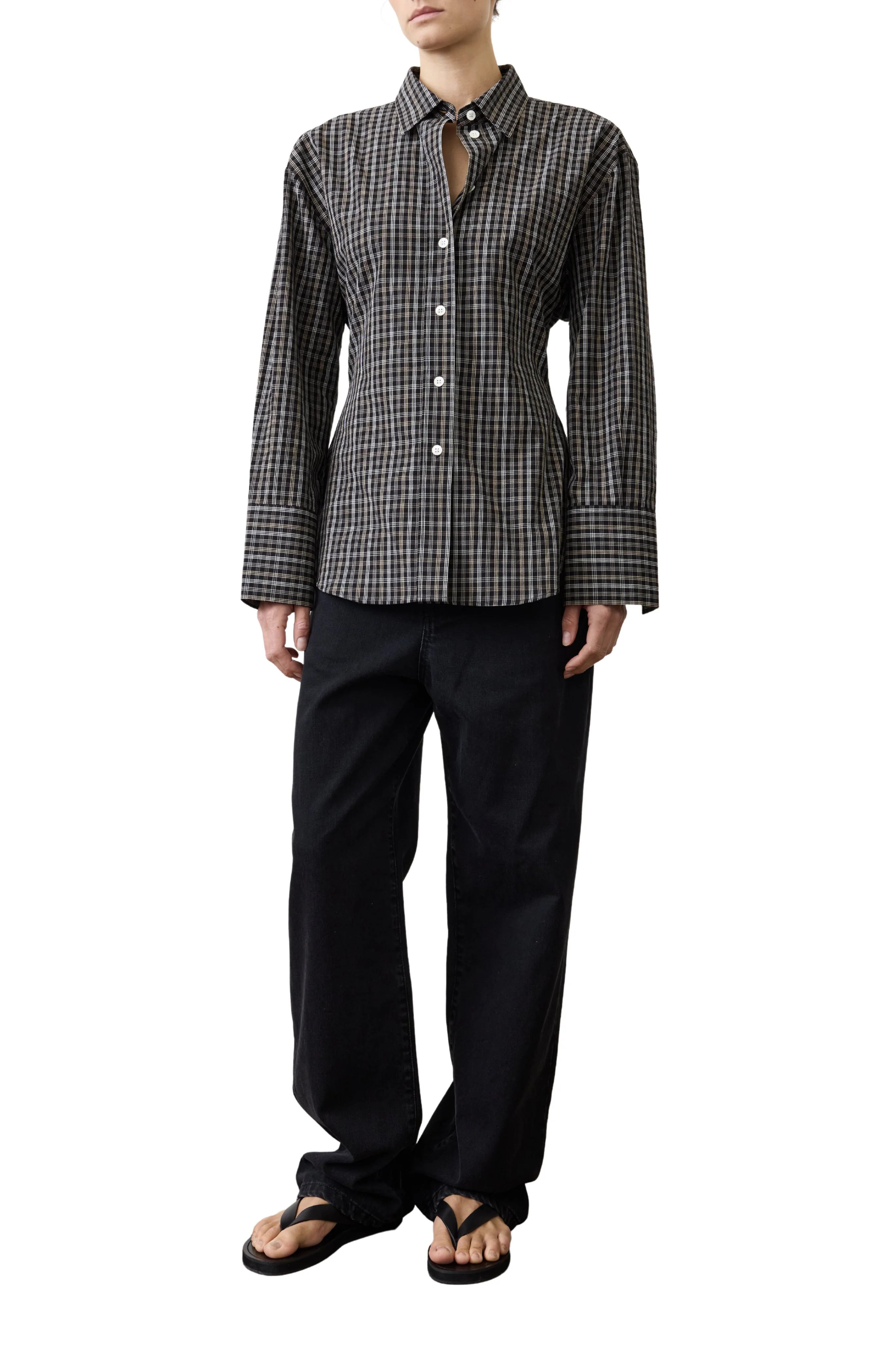 Shaped Check Shirt - Image 2