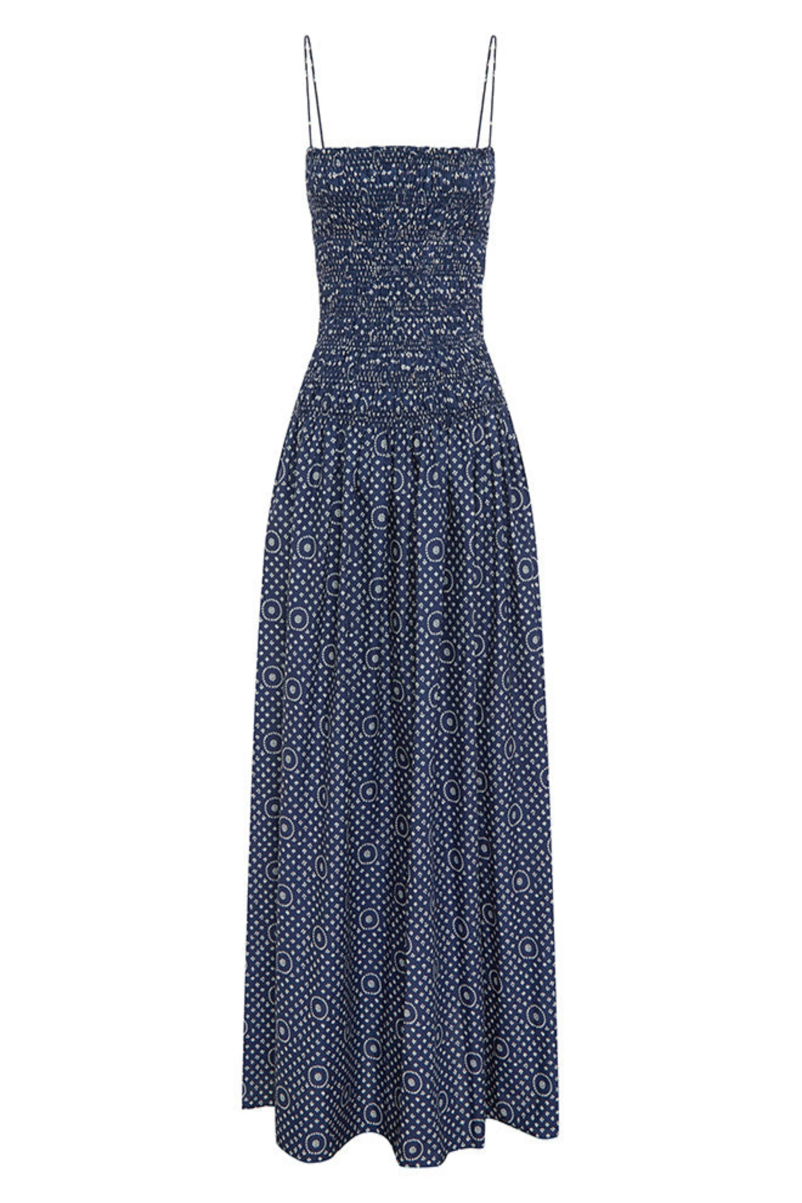 Shirred Drop Waist Dress - Image 2