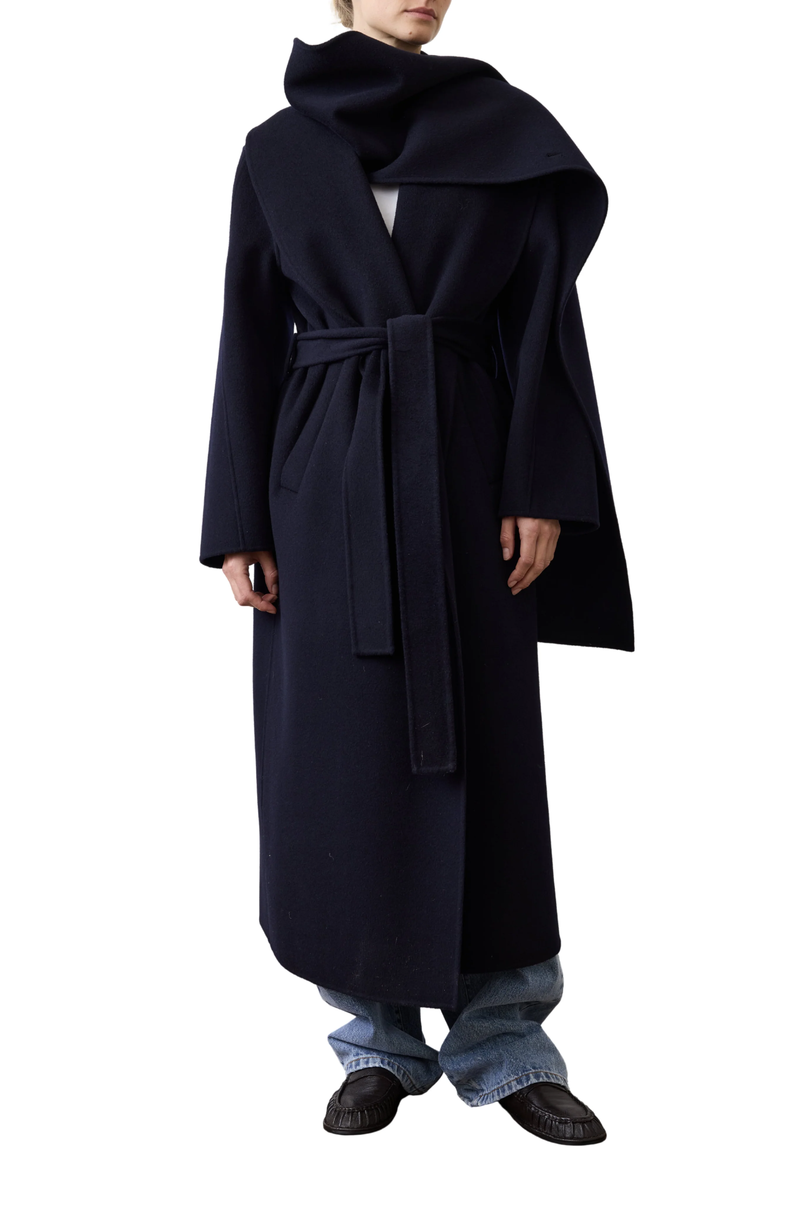 Signature Double-Faced Scarf Coat - Image 2