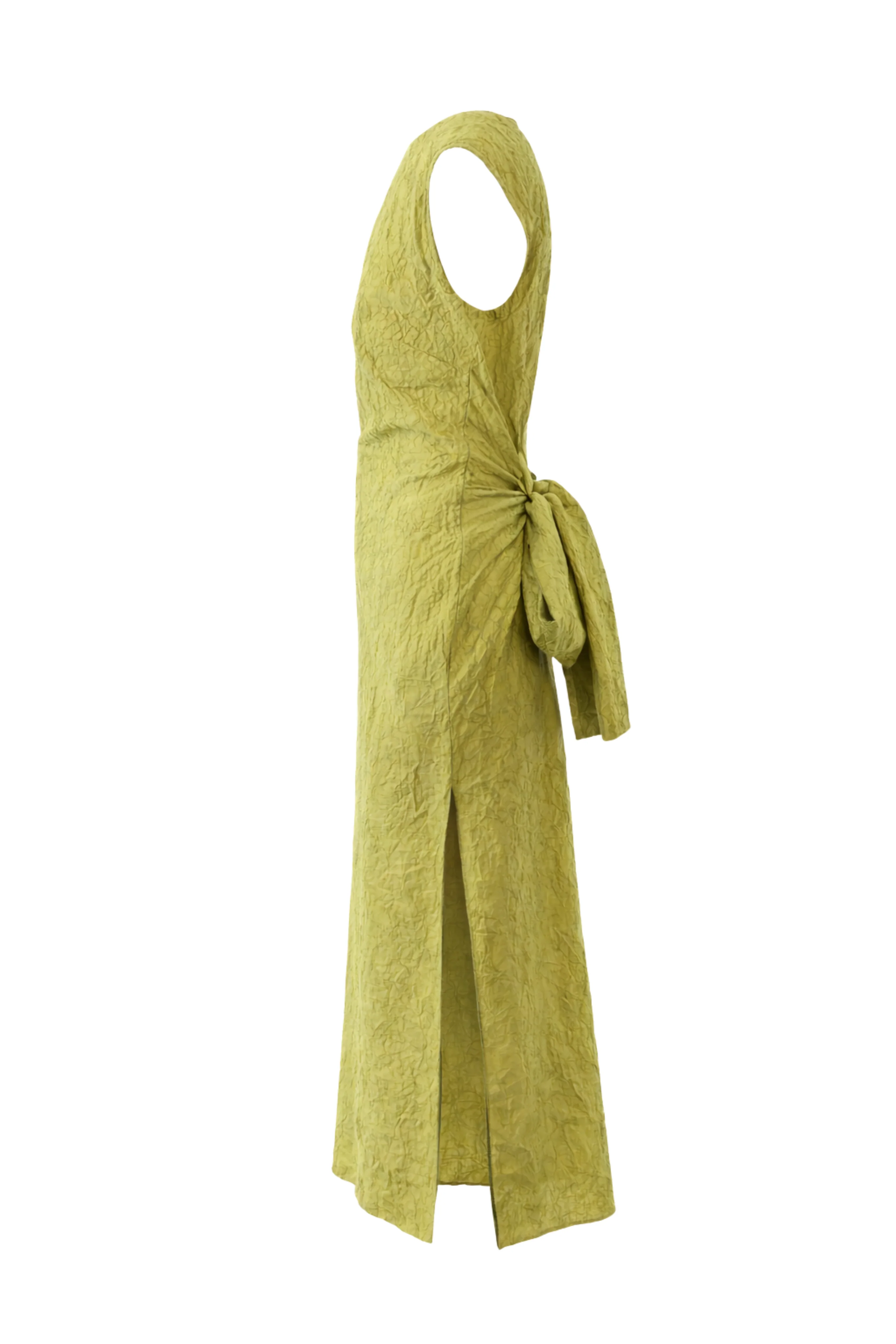 Silk Big Bow Shift Dress - Image 2