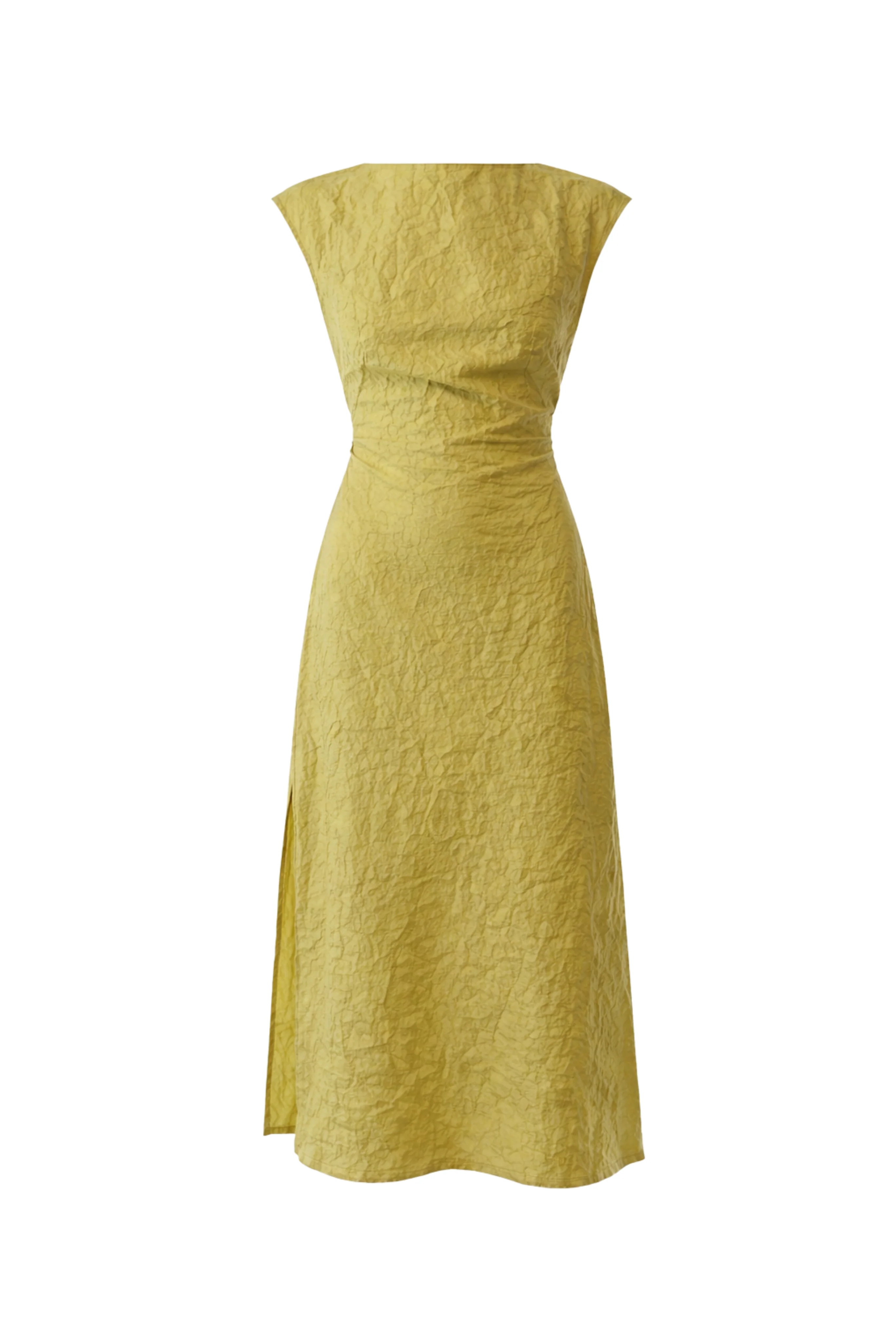 Silk Big Bow Shift Dress - Image 4