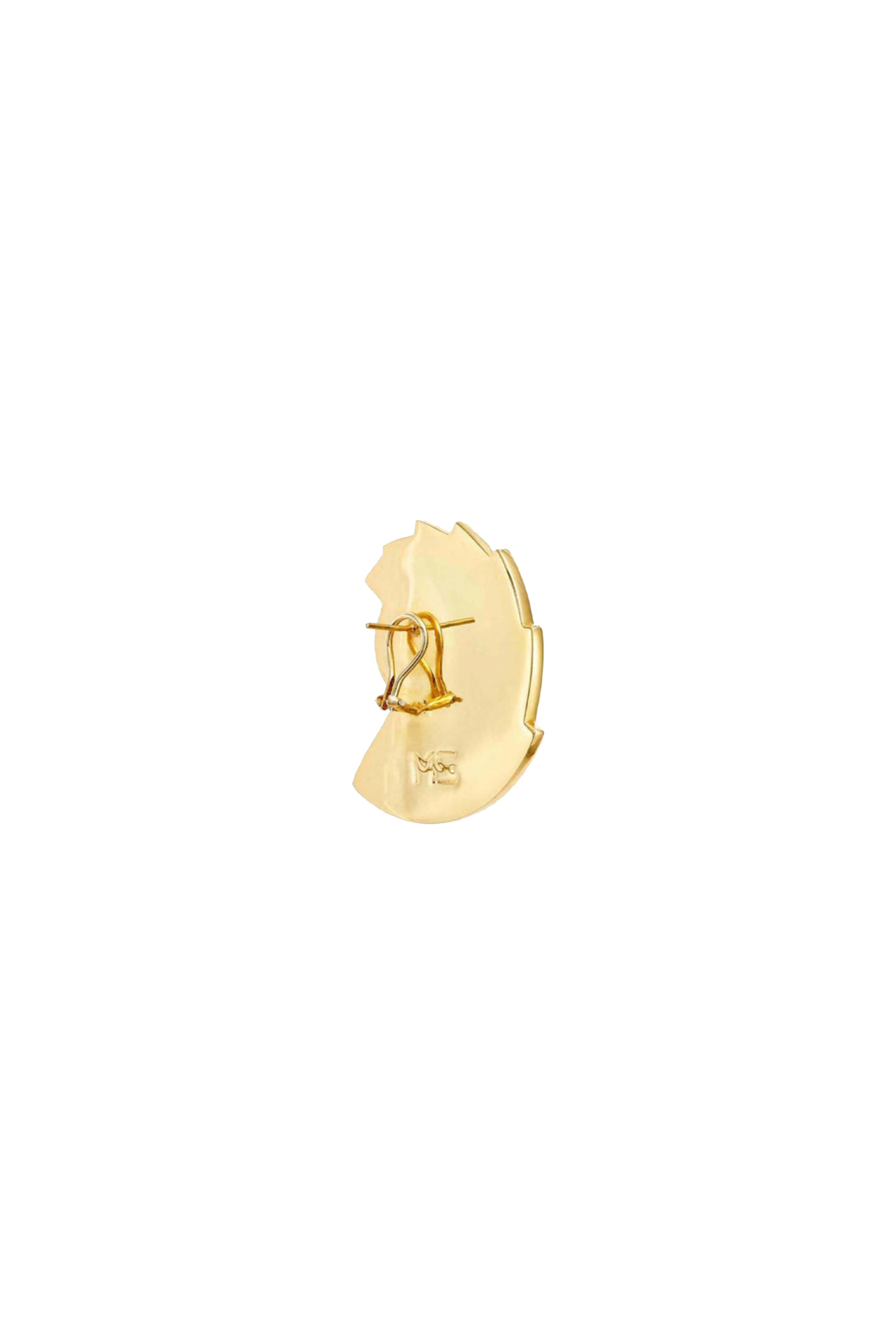 Nautilus Fan Mother of Pearl Earrings - Image 4