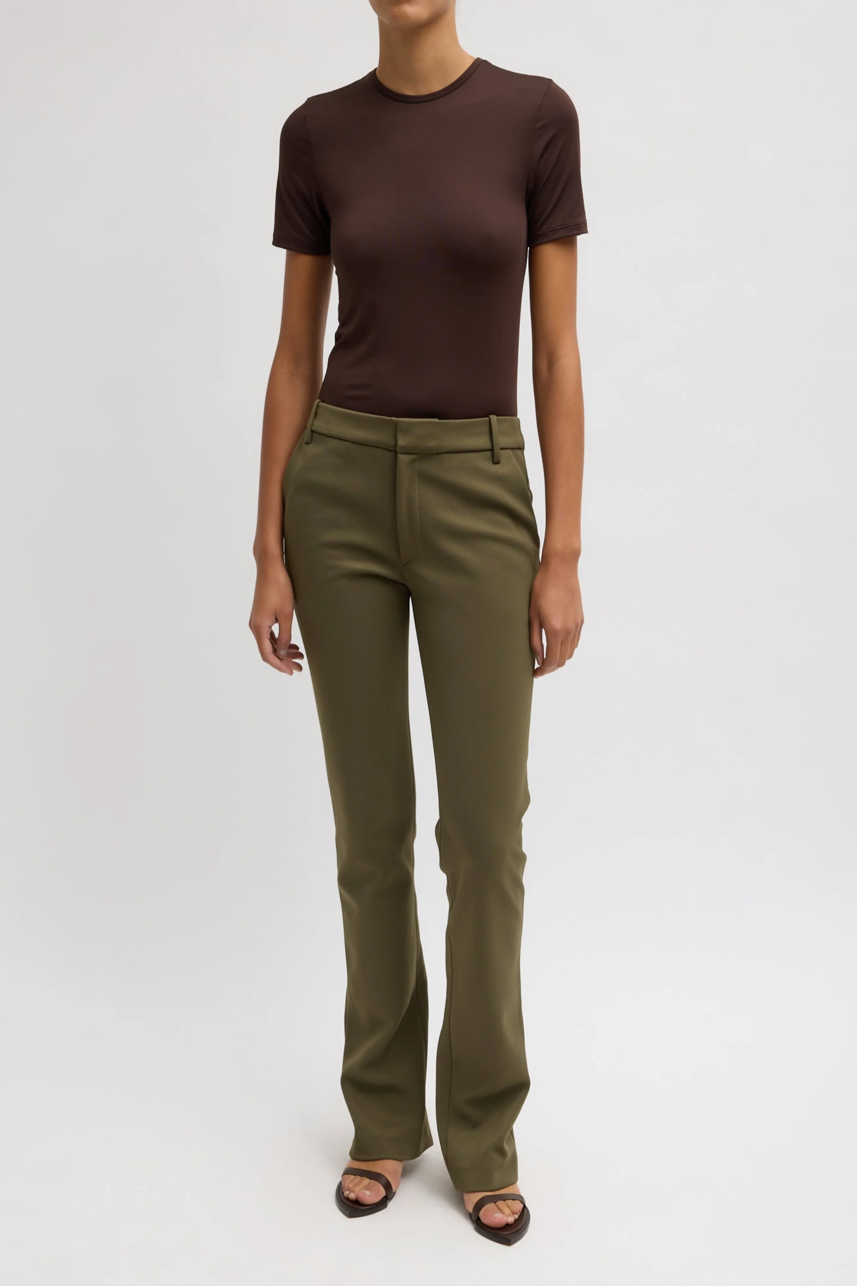 Spring Bonded Twill Elfie Trouser W/Slits - Image 2