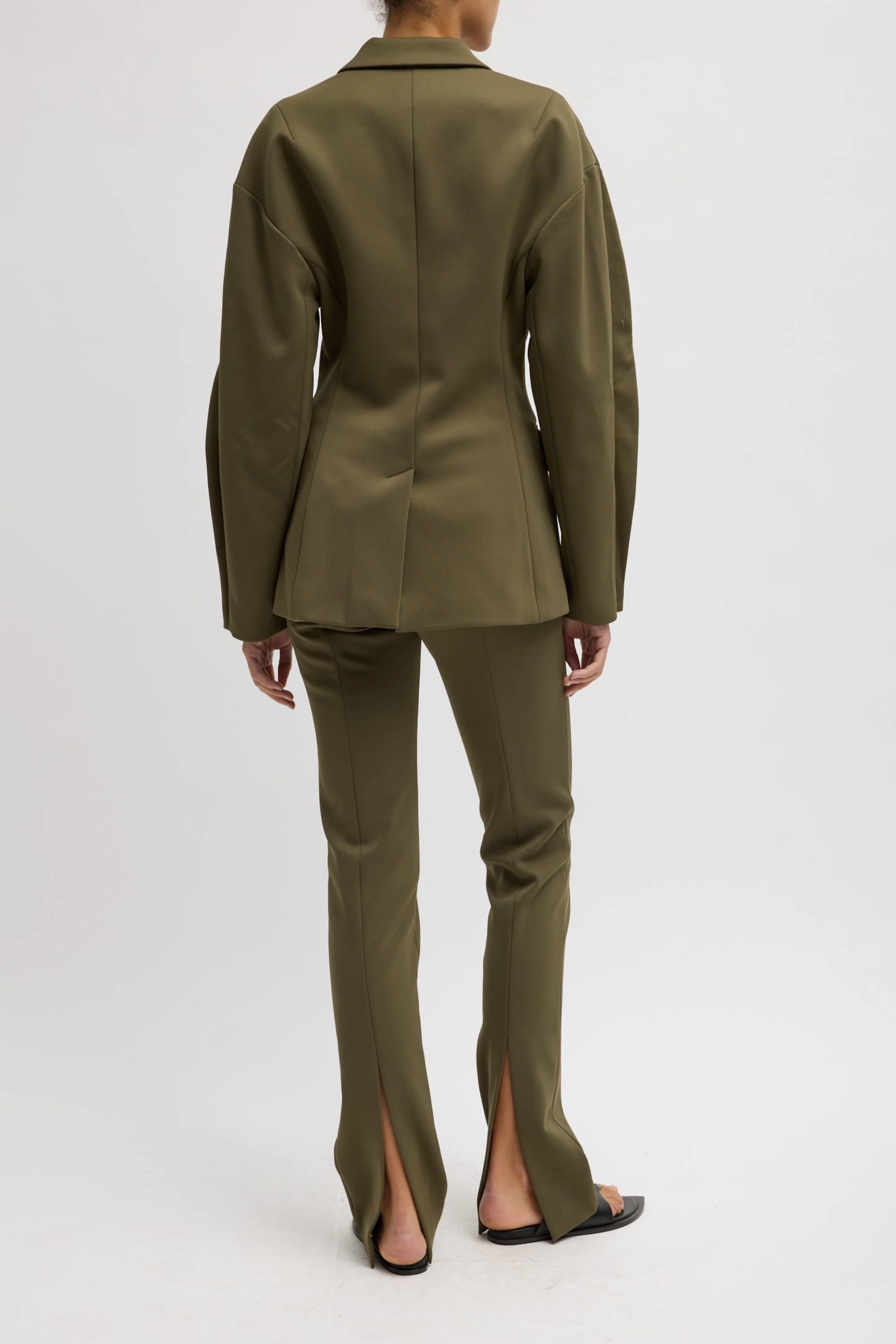 Spring Bonded Twill Sculpted Blazer - Image 4