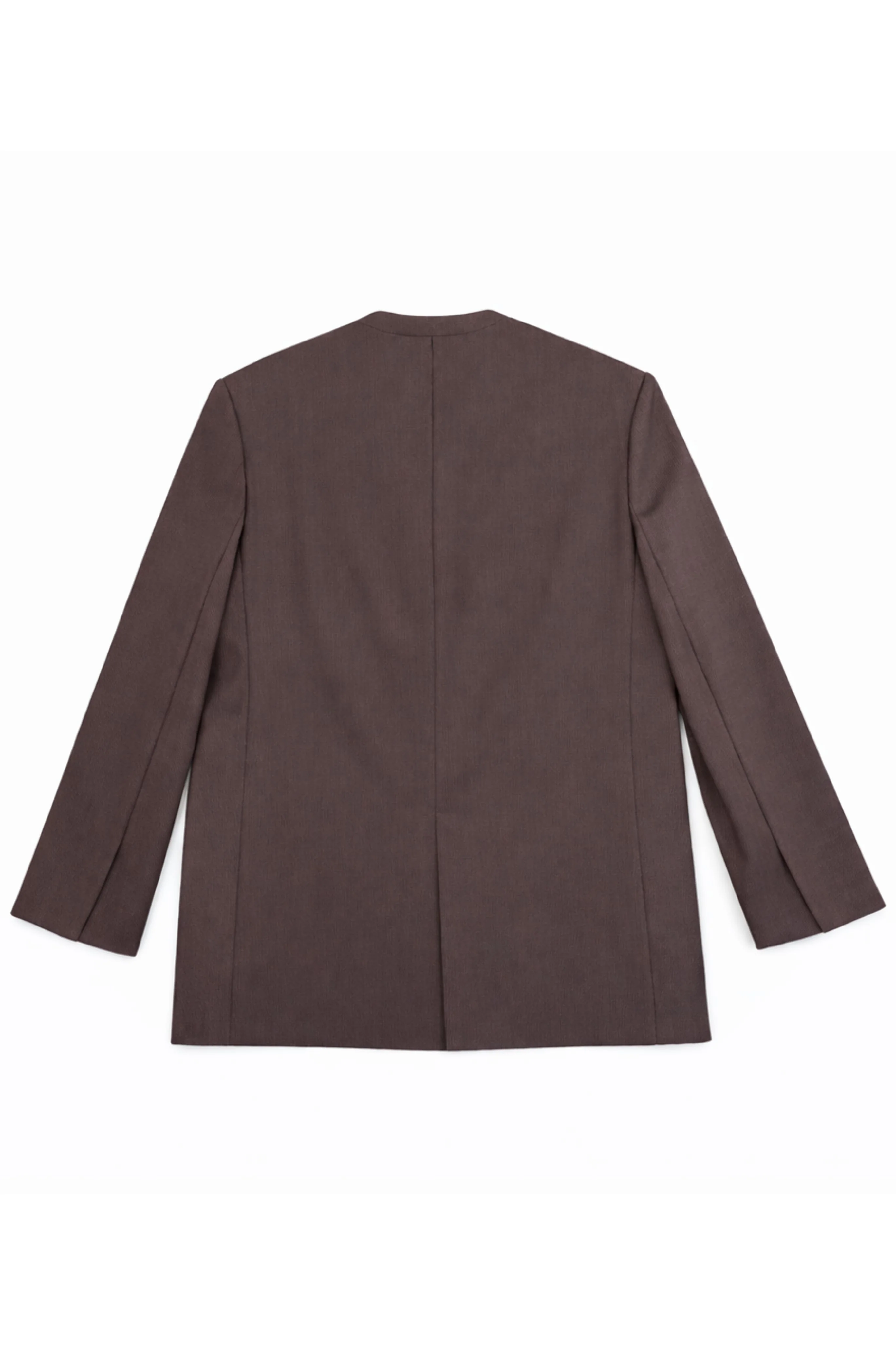 Stripe Collarless Blazer - Image 2