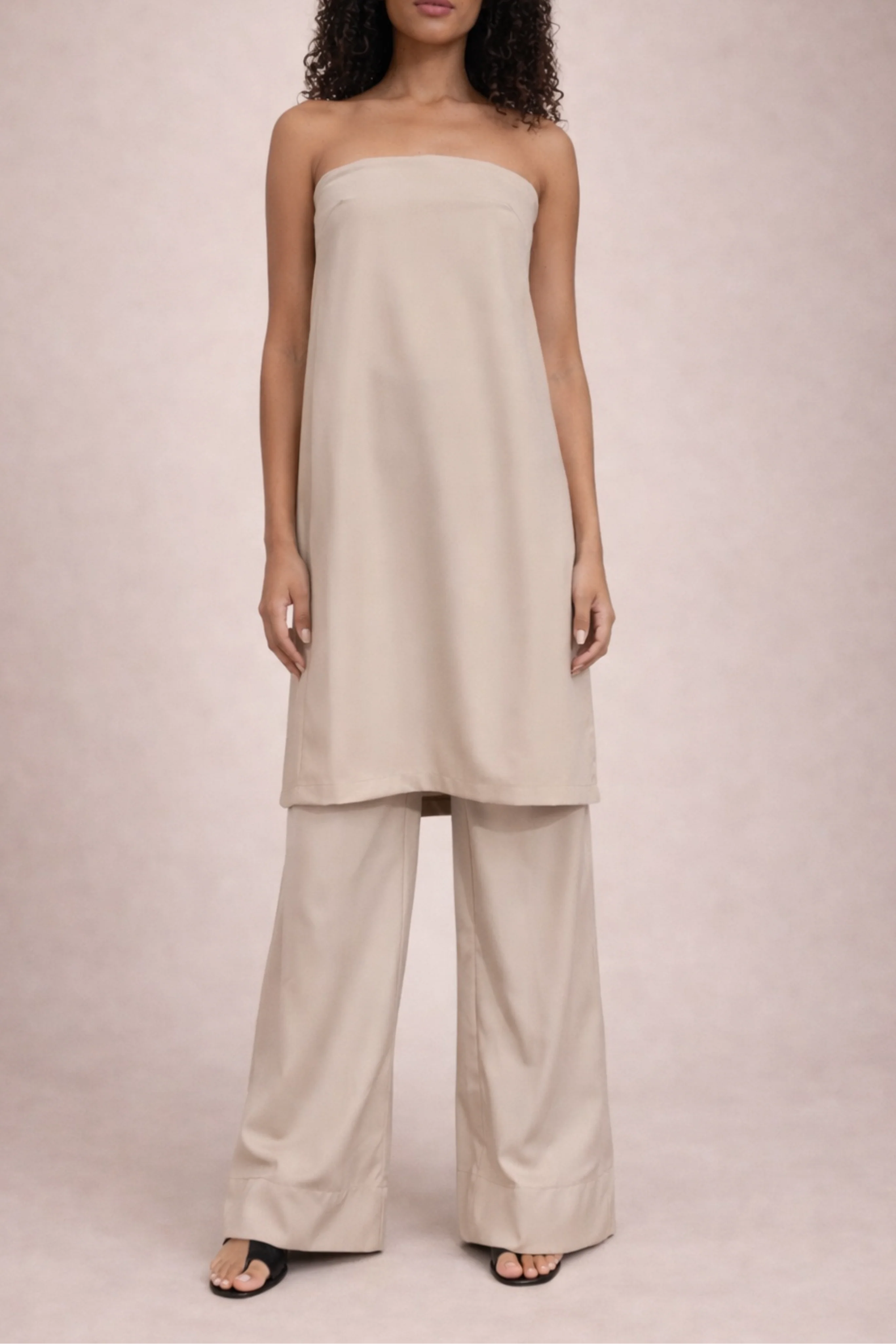 Summer Wool Corset Dress - Image 3
