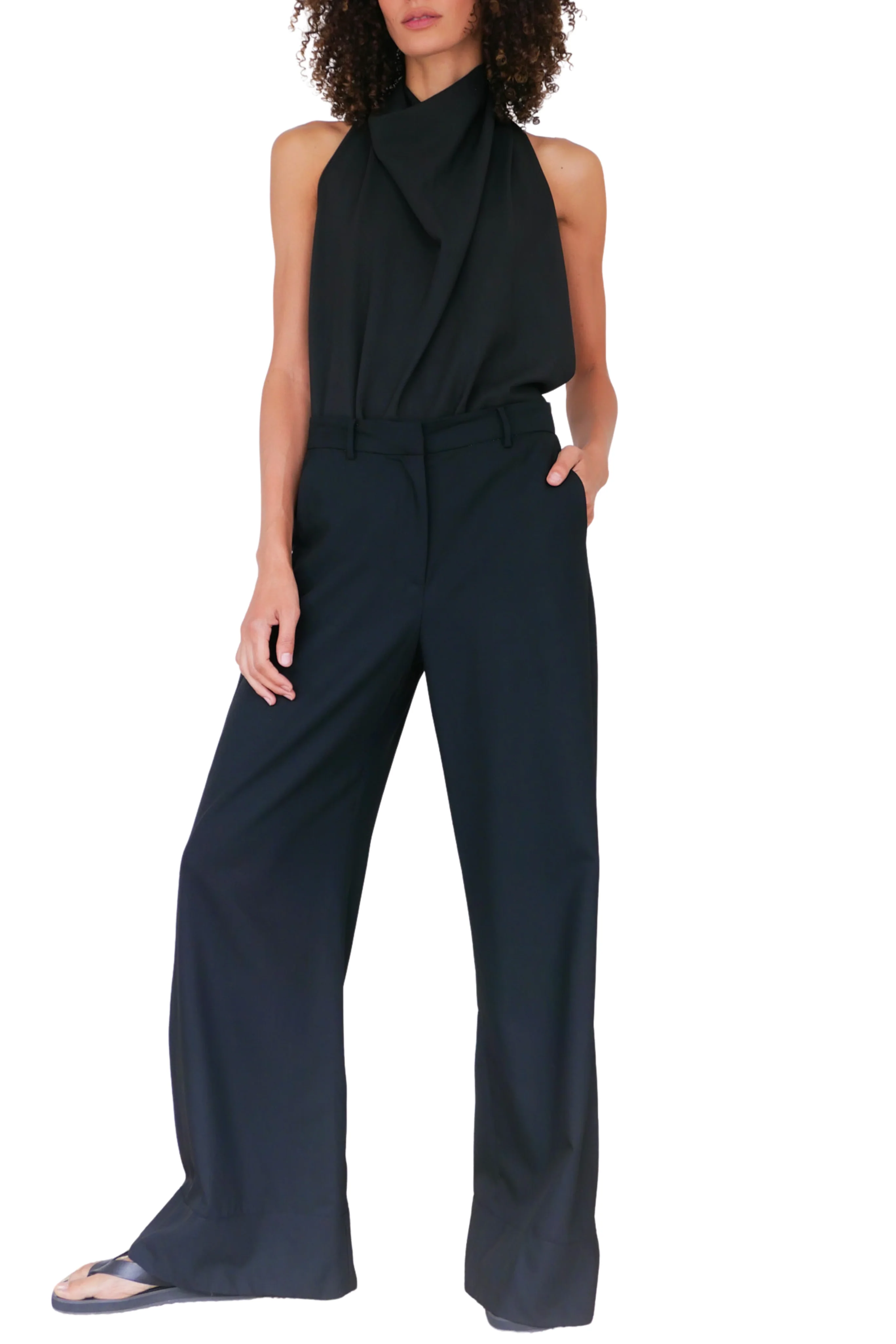 Summer Wool Flare Trouser - Image 3