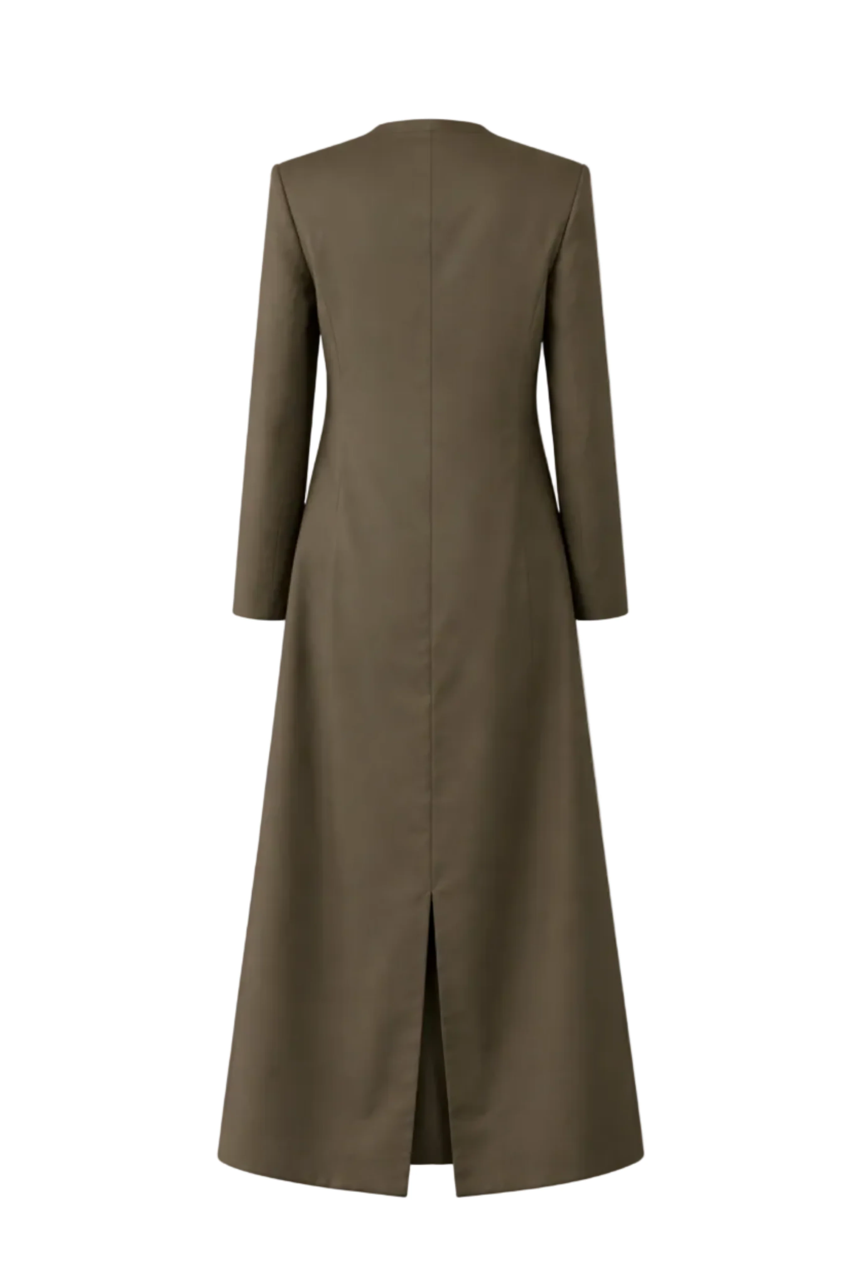 Summer Wool Long Cardigan coat - Image 2