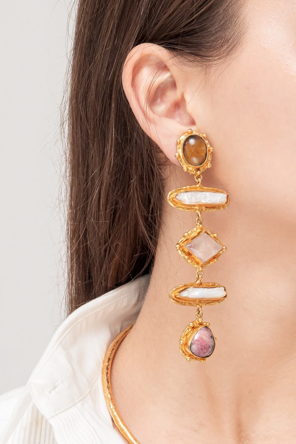 Theodora Drop Earrings - Image 2