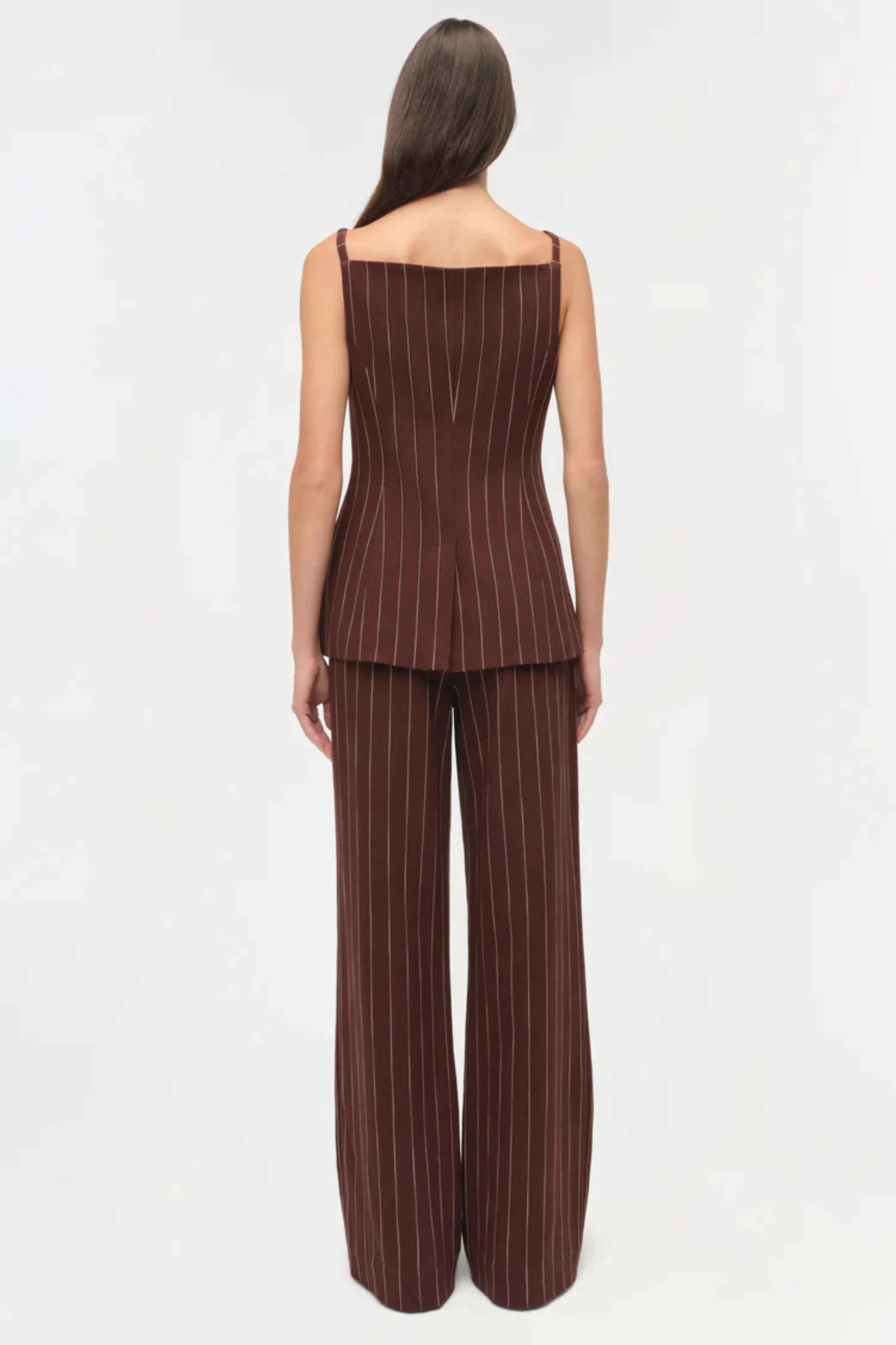 Tavar Pants in Mahogany Stripe - Image 4