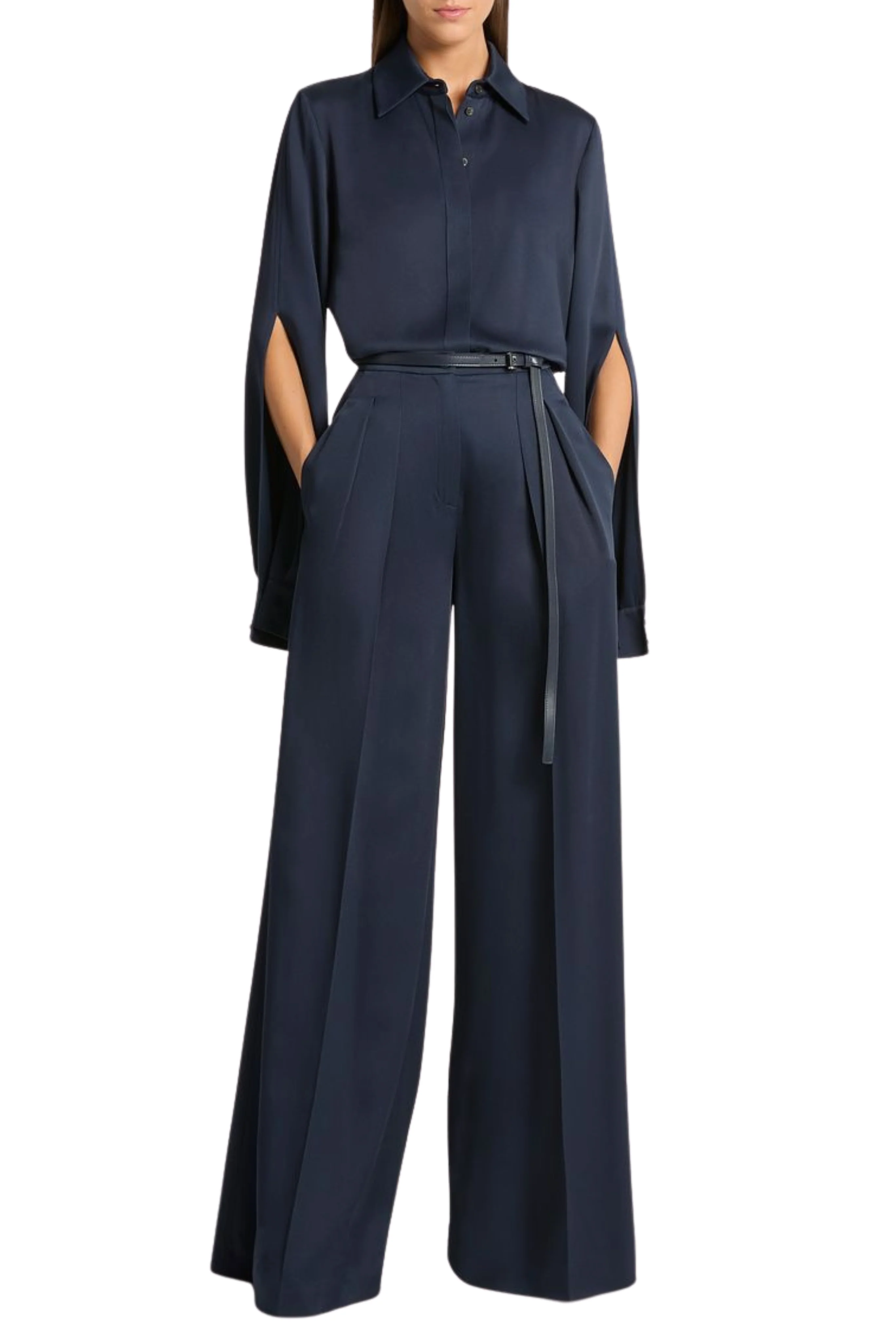 Waisted Palazzo Trouser - Image 2