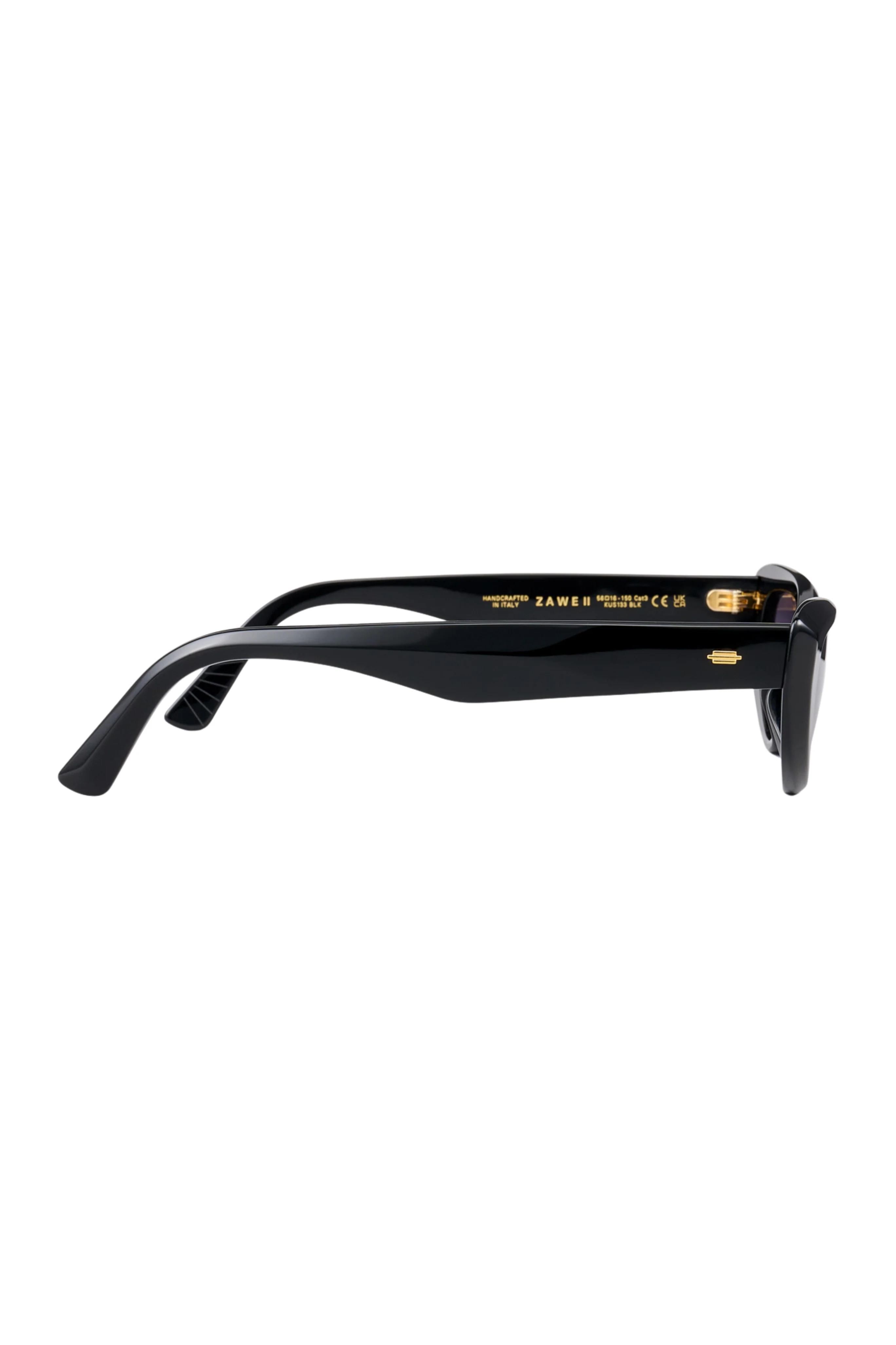 Zawe II Sunglasses in Black - Image 3