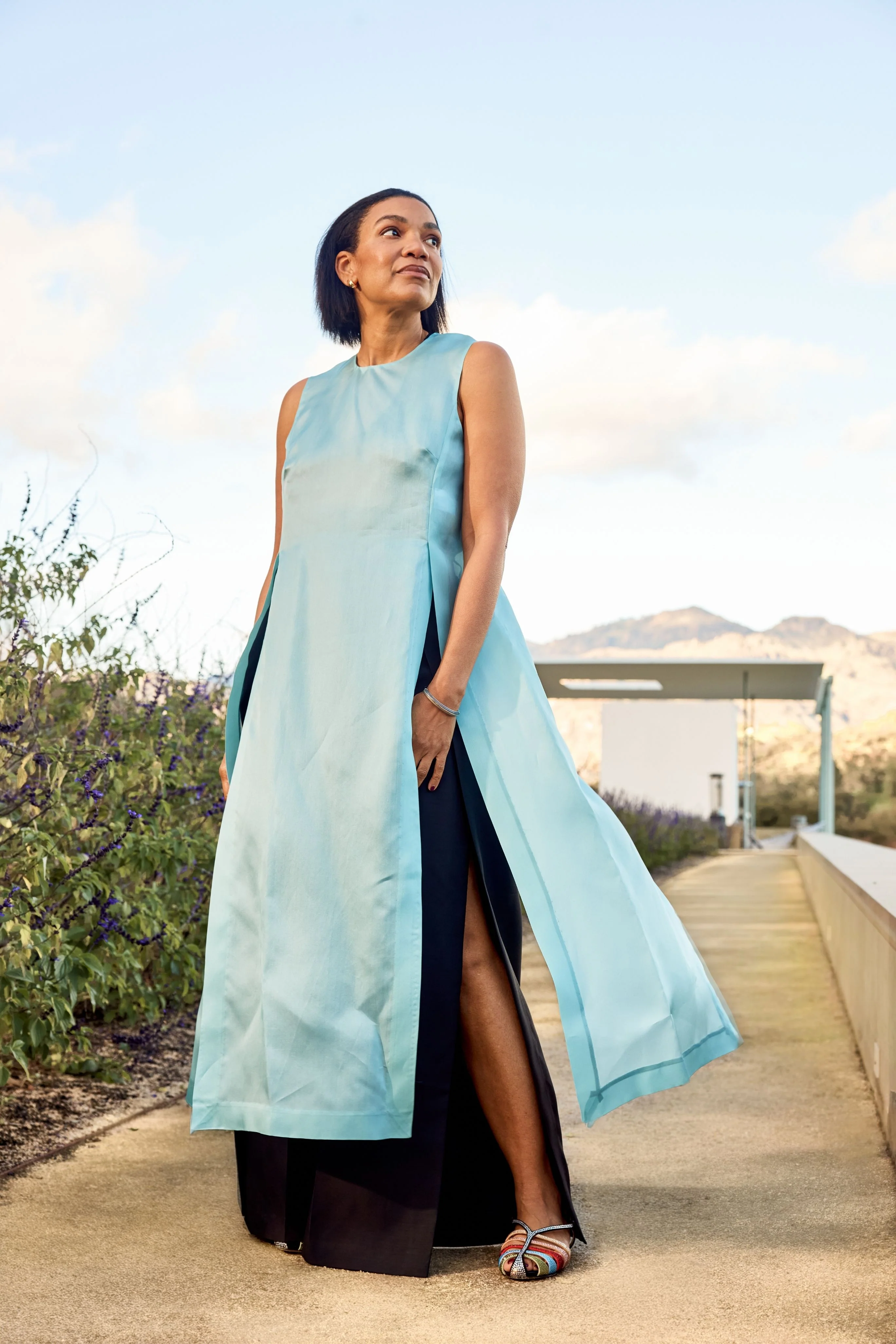 Zoey Top in Organza - Image 3