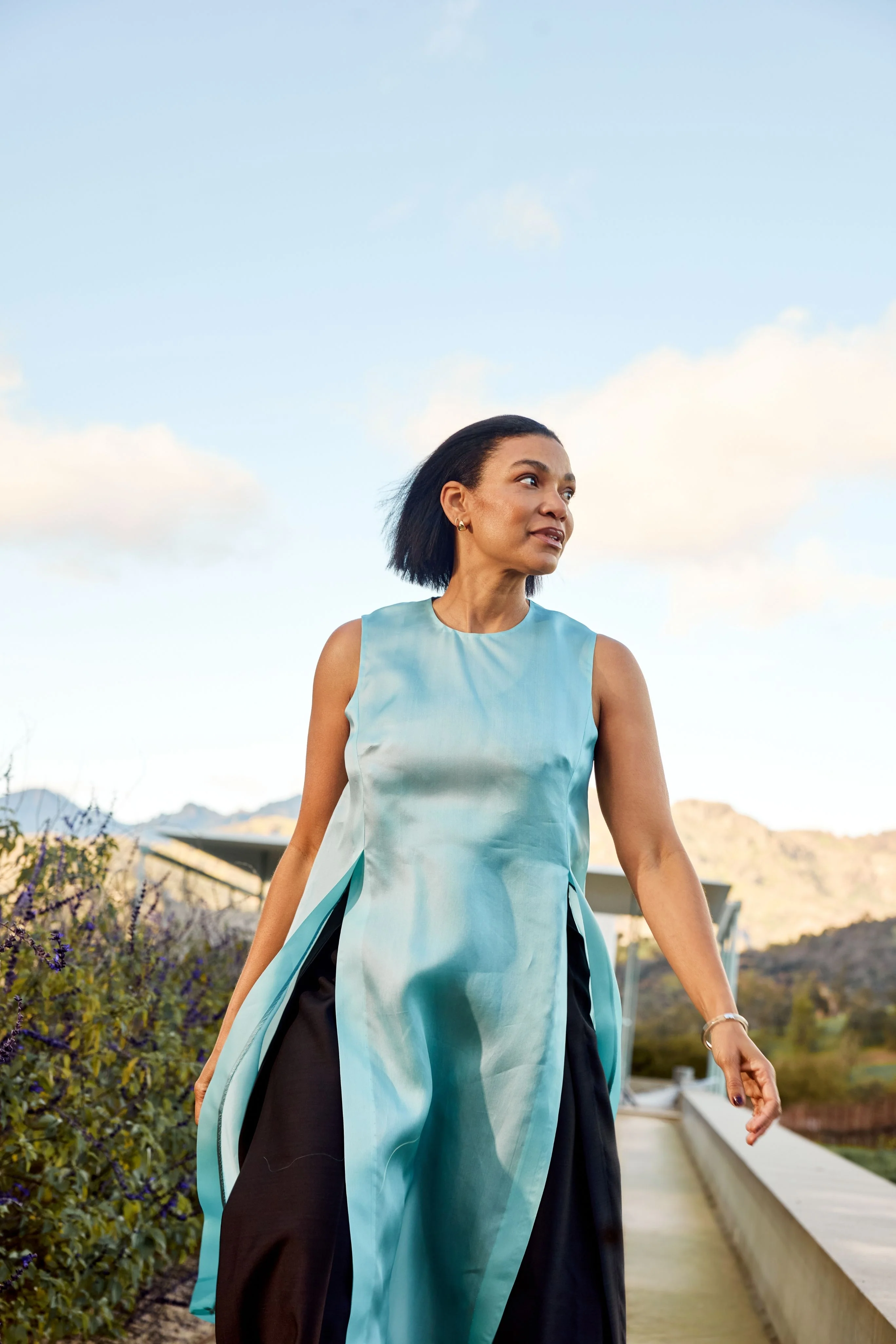 Zoey Top in Organza - Image 7