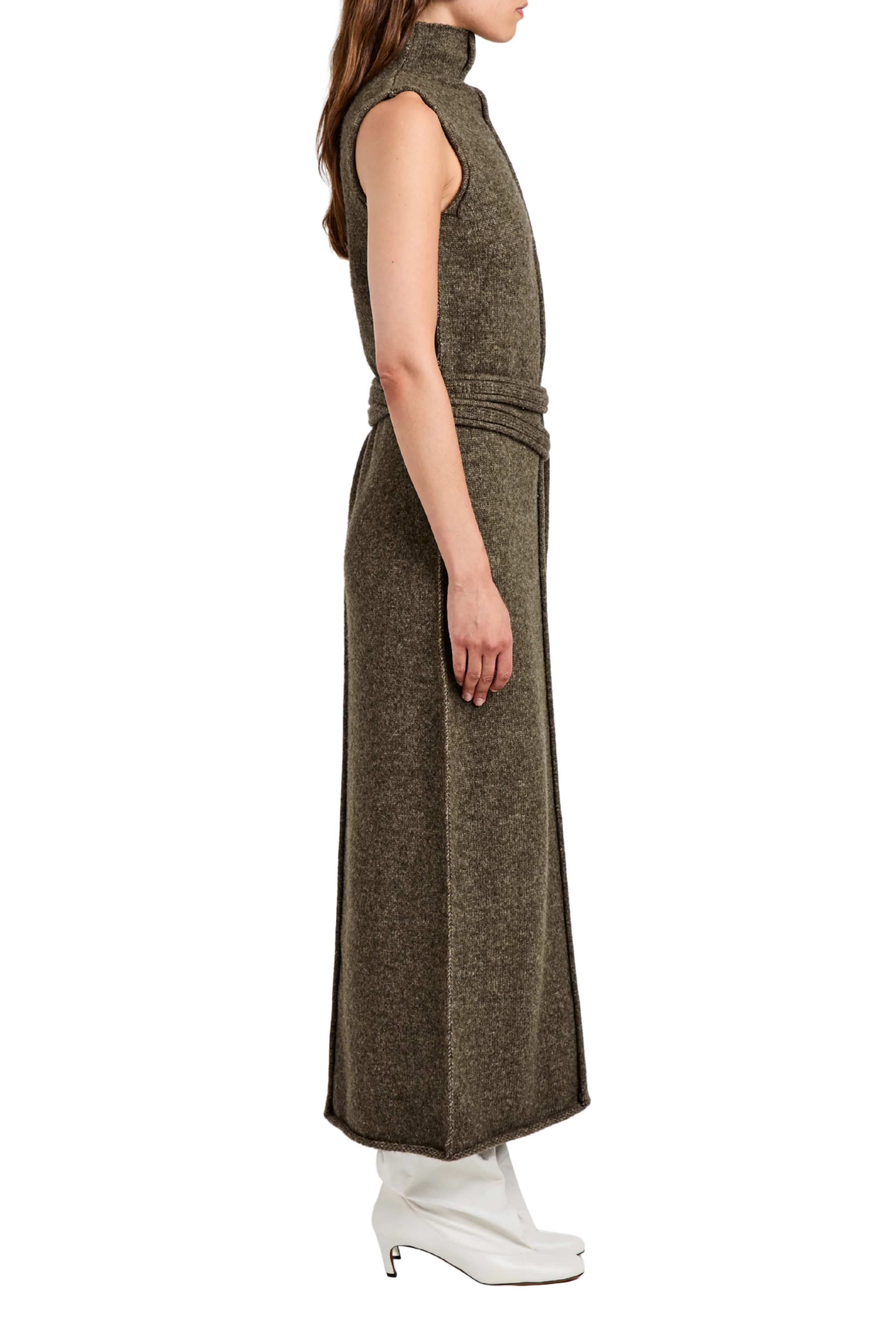 Zola Knit Dress In Wool - Image 3